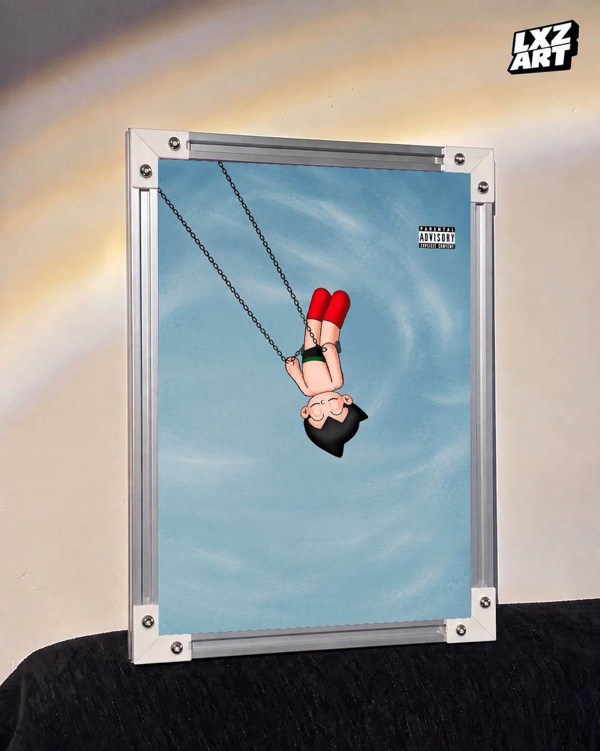 Astro Boy Olivia Rodrigo-inspired swing poster – warm wall display, frame not included