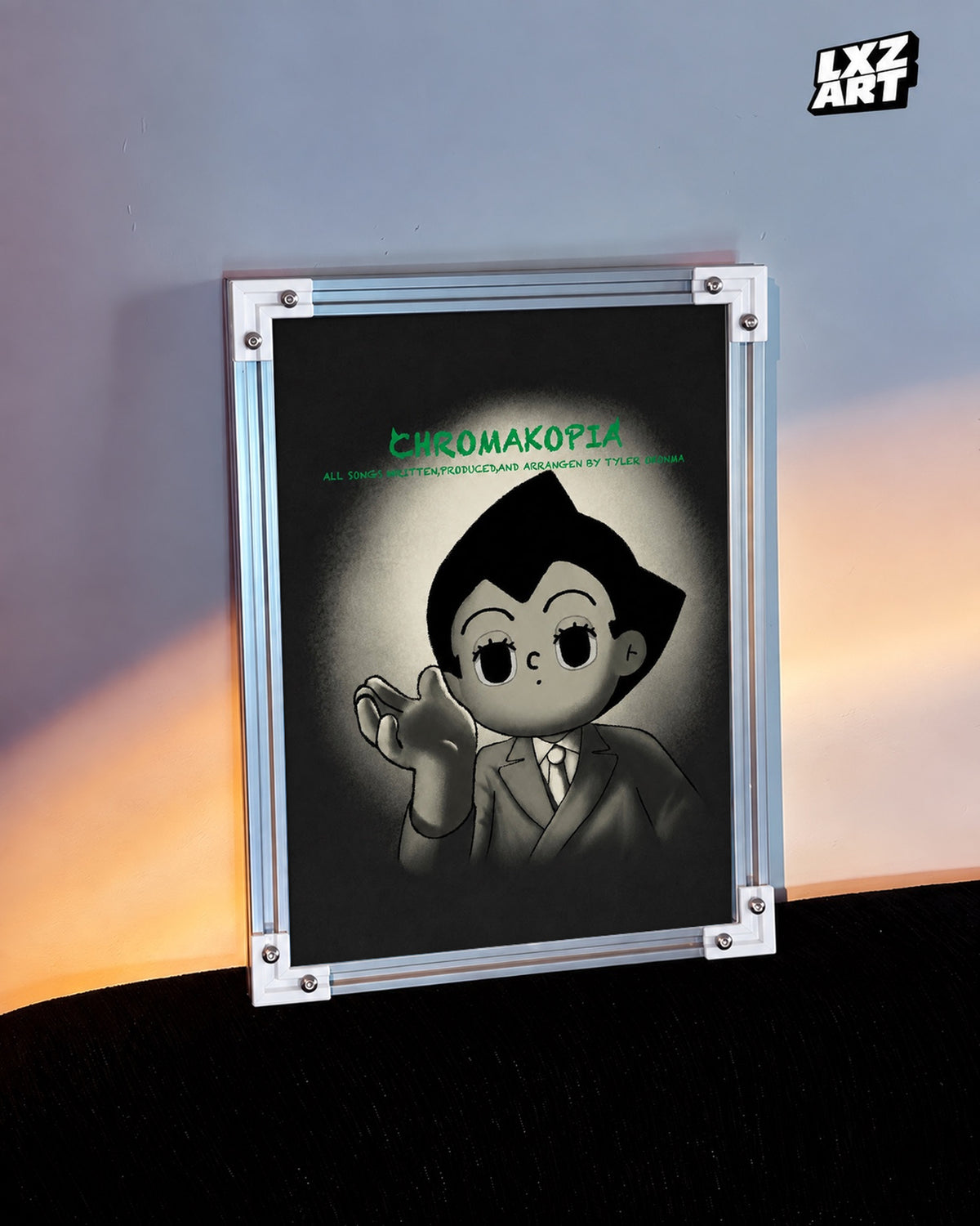 Tyler, The Creator CHROMAKOPIA × Astro Boy Poster | Unframed Wall Art — warm wall display; unframed print, frame not included