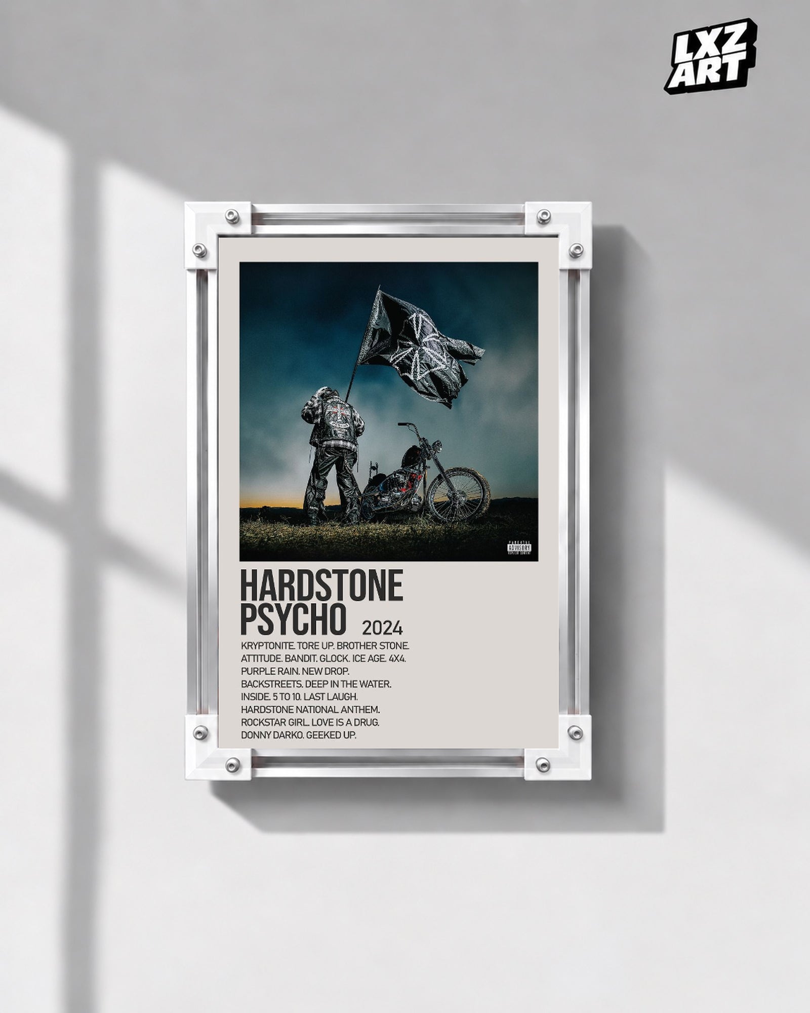 Don Toliver Hardstone Psycho Cream Tracklist Poster | Hip Hop Rap Musi