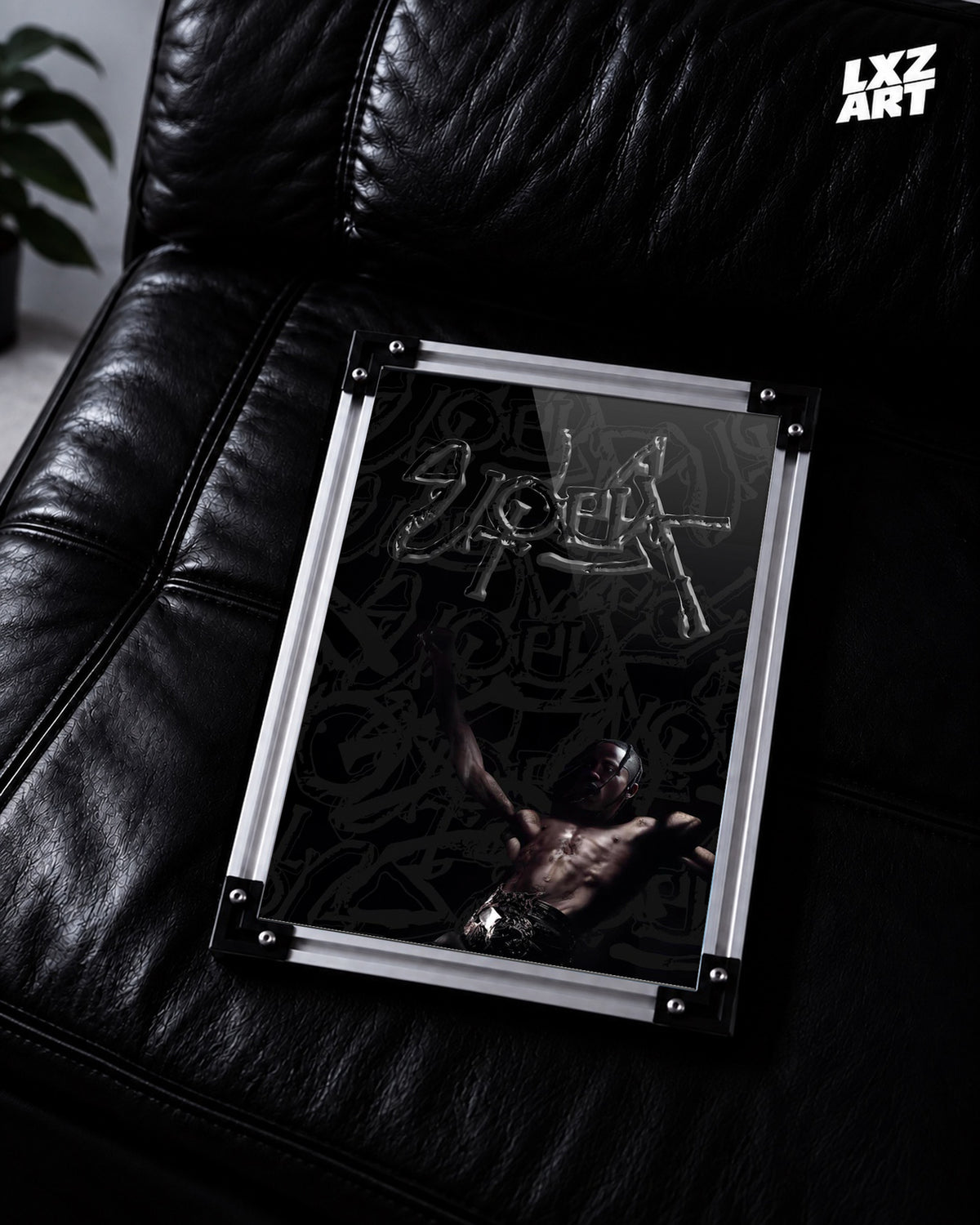 Travis Scott Utopia Poster | Unframed Bedroom Wall Art — LXZART display 2; frame not included