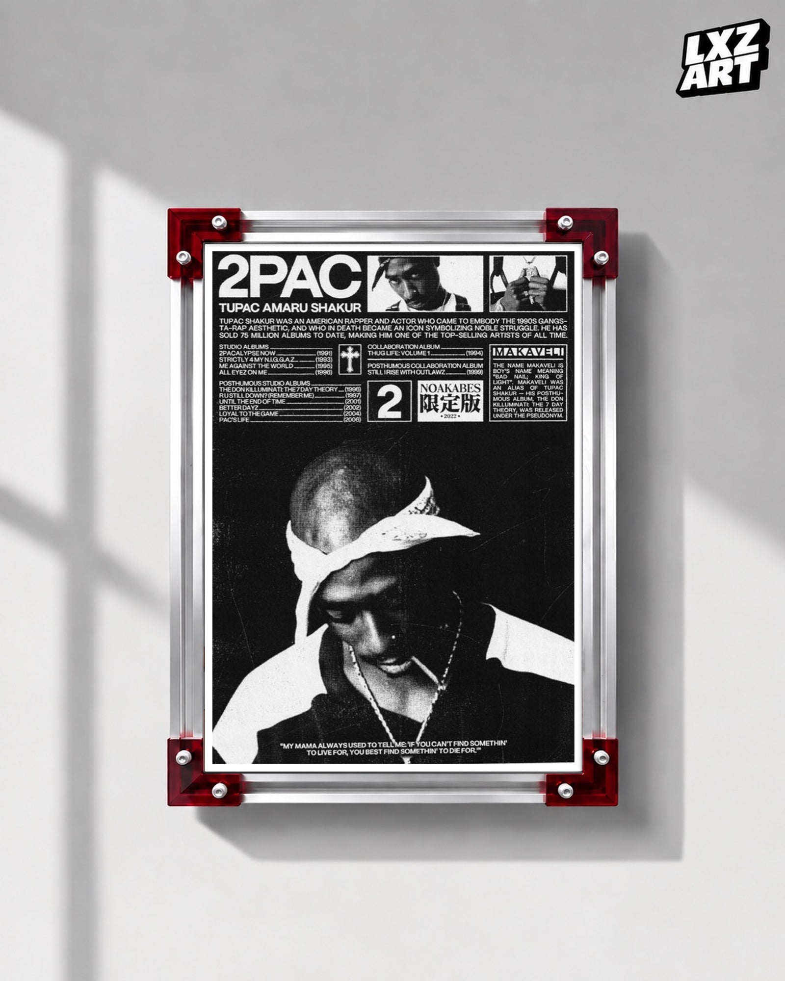 2Pac Collage Poster | LXZART