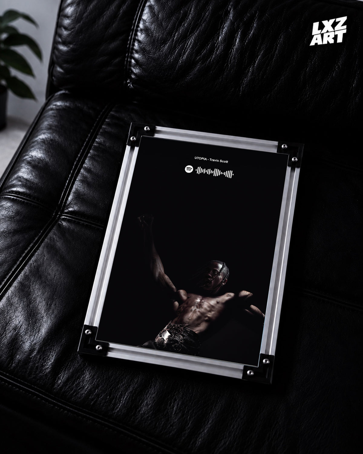 Travis Scott Utopia Portrait Poster | Unframed Bedroom Wall Art — LXZART display 2; frame not included
