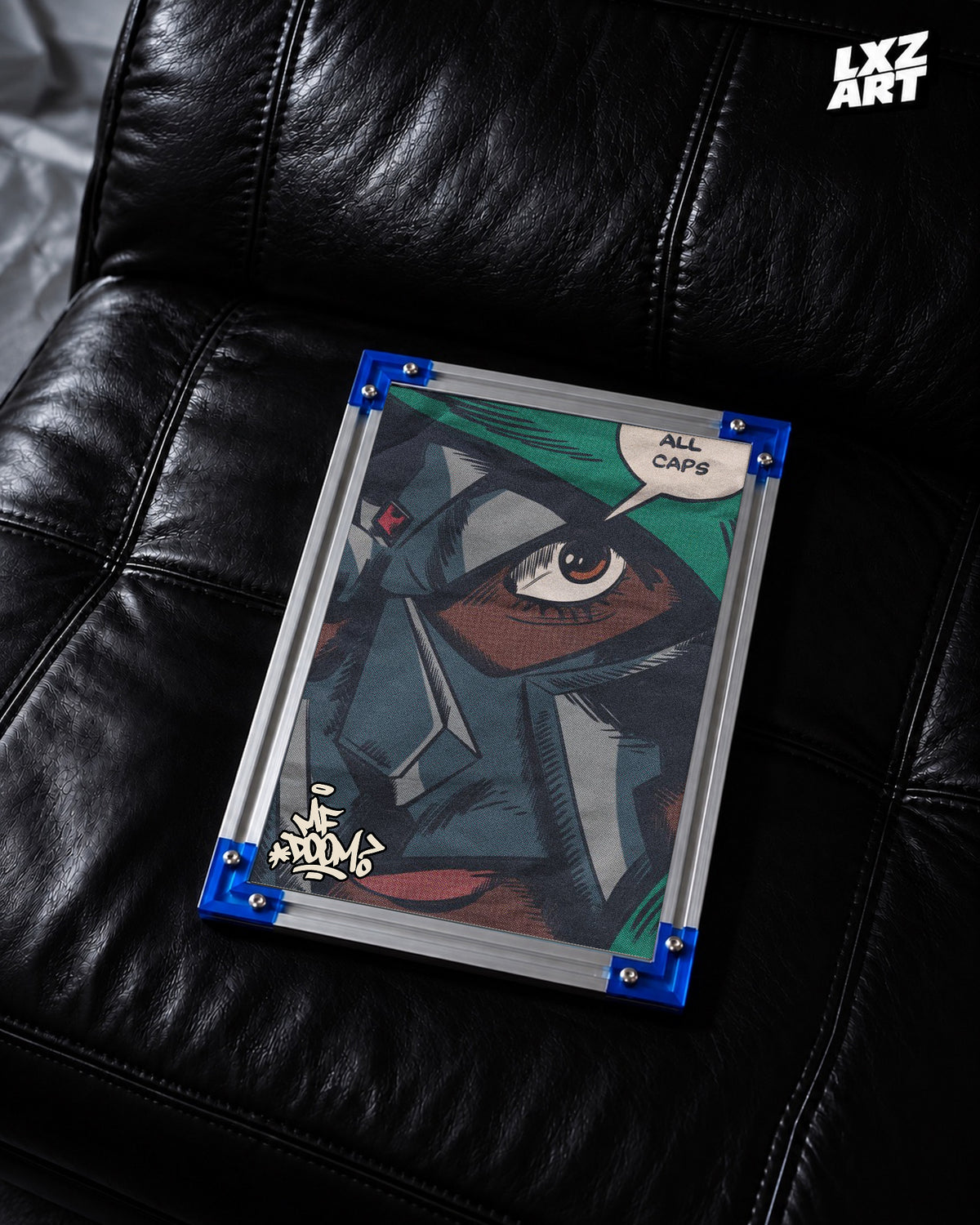 Madvillain All Caps Poster | Unframed Bedroom Wall Art — LXZART display 2; frame not included