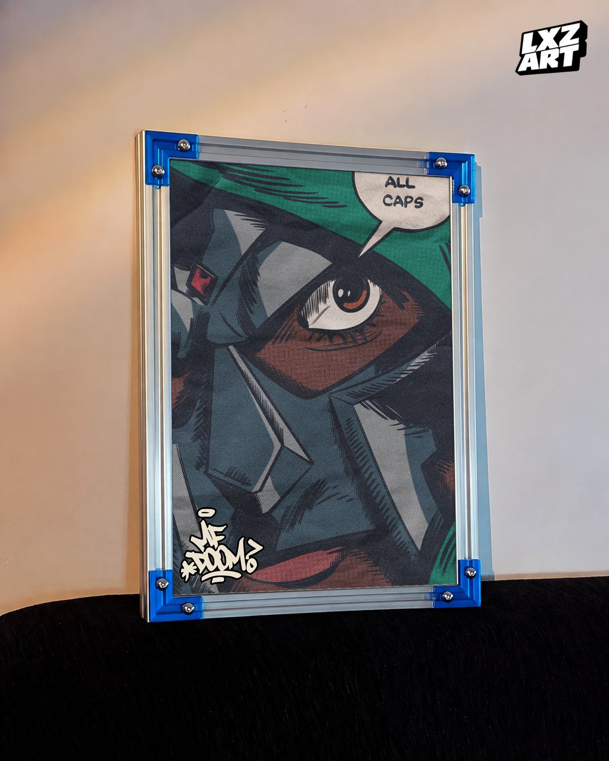 Madvillain All Caps Poster | Unframed Bedroom Wall Art — LXZART display 3; frame not included