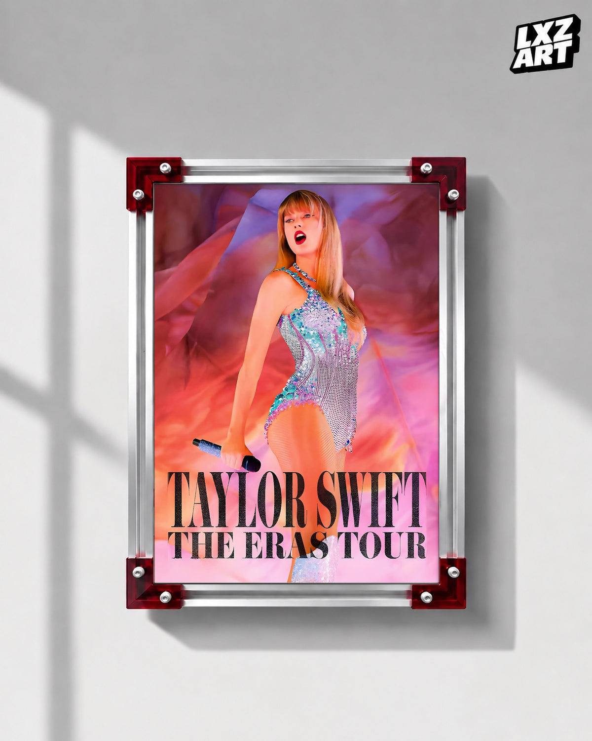 Taylor Swift Eras Tour Performance Poster | Unframed Bedroom Wall Art — LXZART display 1; frame not included