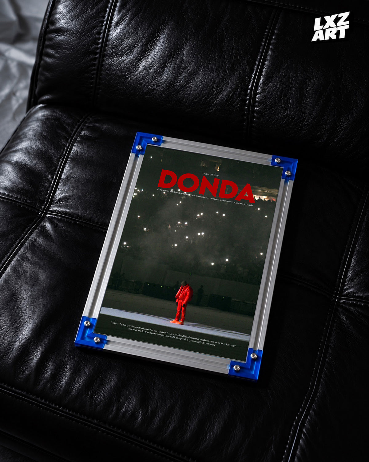 Kanye West Donda Poster | Unframed Hip Hop Wall Art — LXZART display 2; frame not included