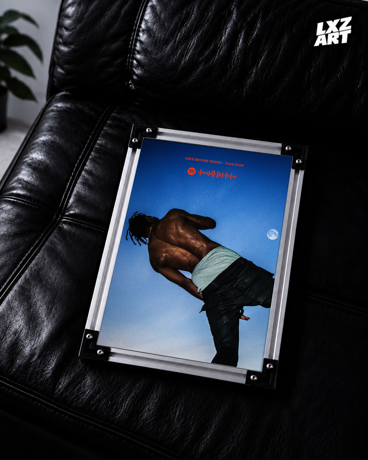 Travis Scott Days Before Rodeo Poster | Unframed Bedroom Wall Art — LXZART display 2; frame not included