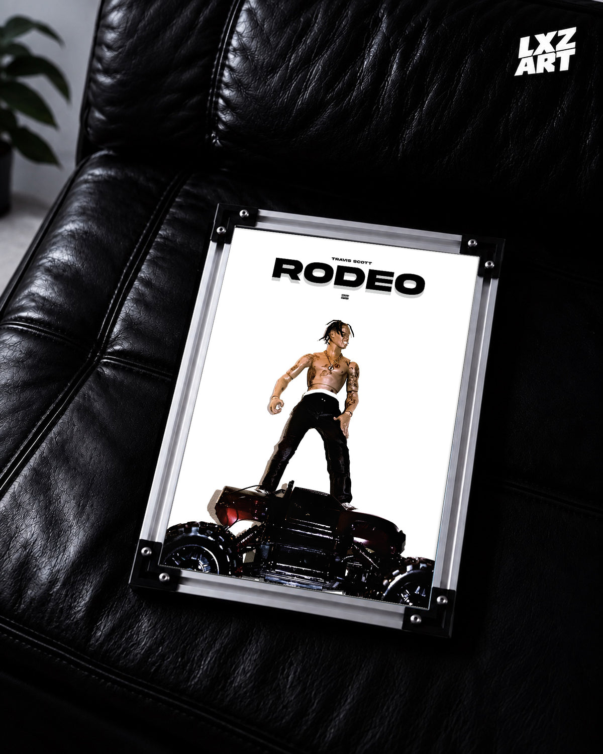 Travis Scott Rodeo Poster | Unframed Bedroom Wall Art — LXZART display 2; frame not included