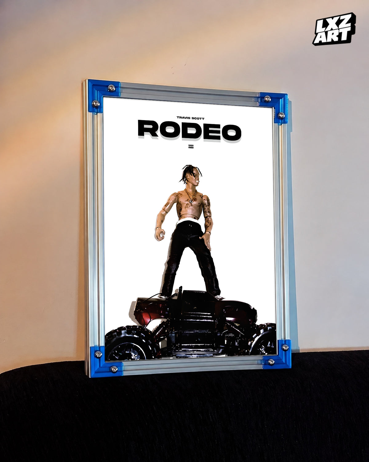 Travis Scott Rodeo Poster | Unframed Bedroom Wall Art — LXZART display 3; frame not included