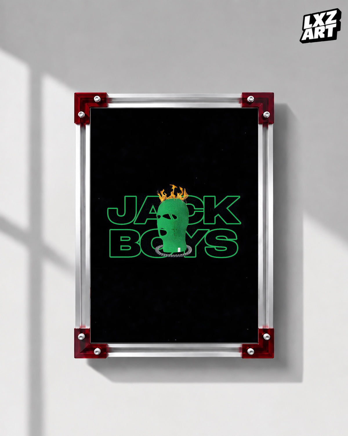 JACKBOYS Poster | Unframed Bedroom Wall Art — LXZART display 1; frame not included