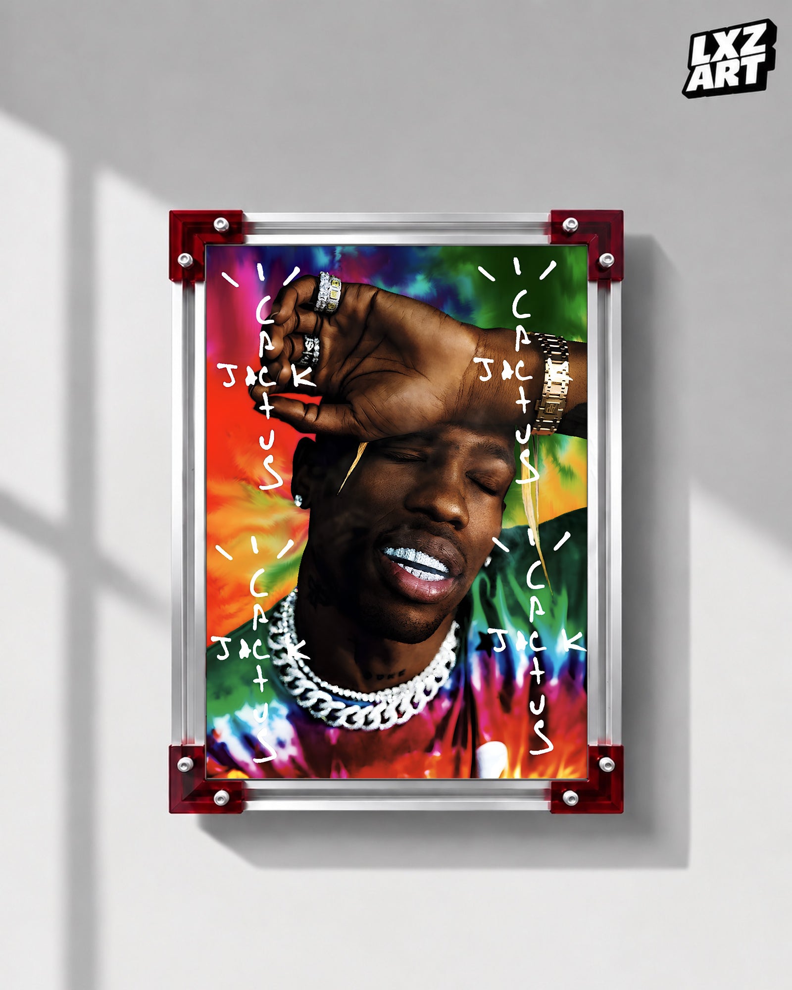 Travis Scott Cactus Jack Portrait Poster | lxzart