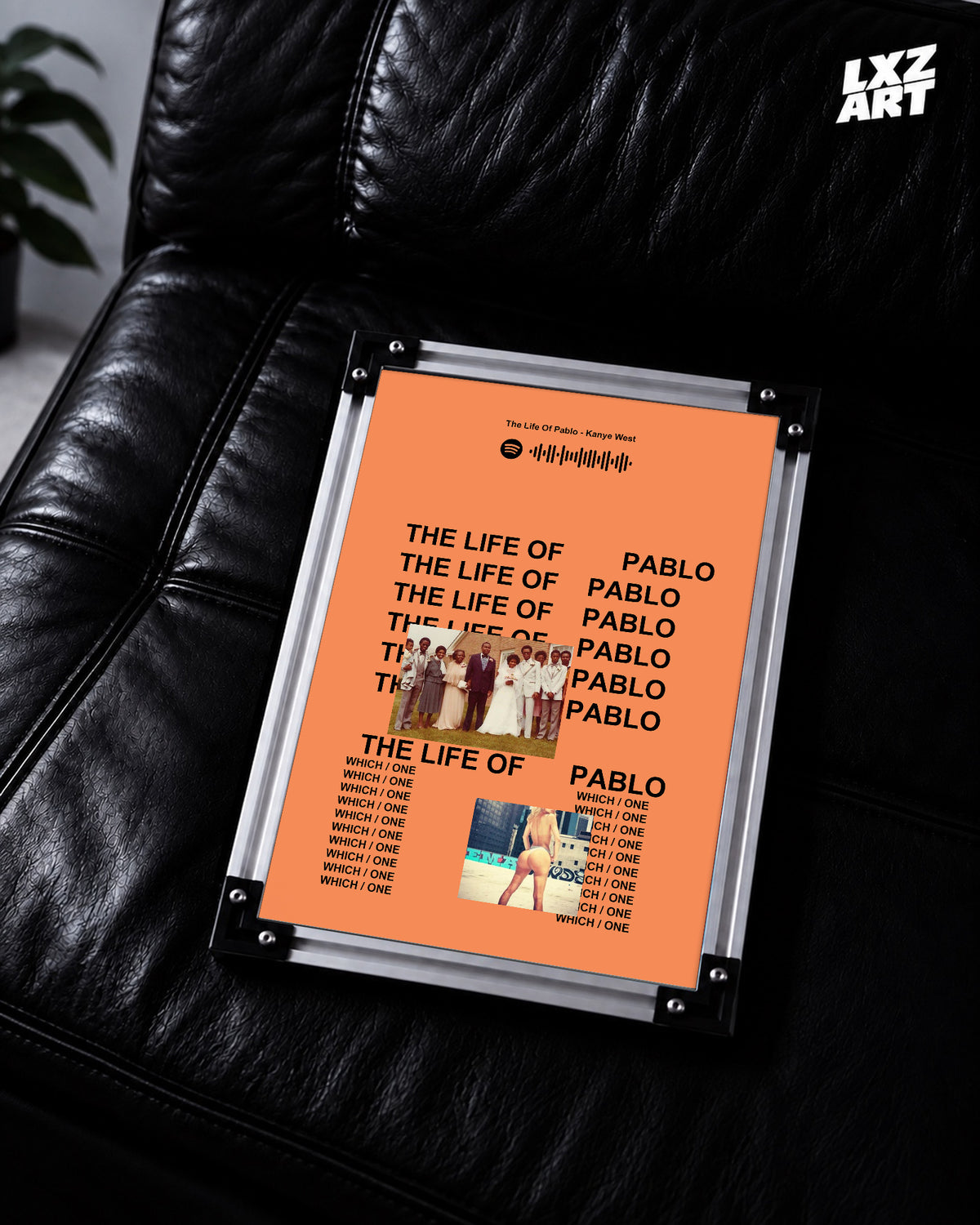 Kanye West Kids See Ghosts Album Poster | Unframed Bedroom Wall Art — LXZART display 2; frame not included