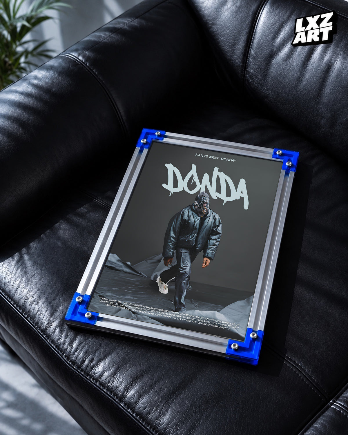 Kanye West Donda Poster | Unframed Bedroom Wall Art — LXZART display 2; frame not included