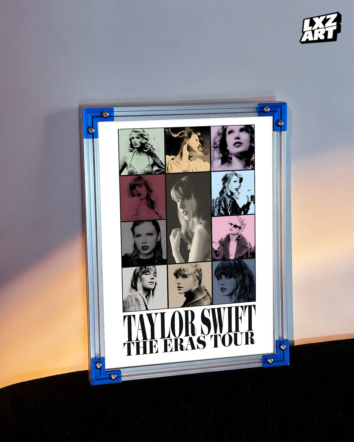 Taylor Swift Eras Tour Collage Poster | Unframed Bedroom Wall Art — LXZART display 3; frame not included