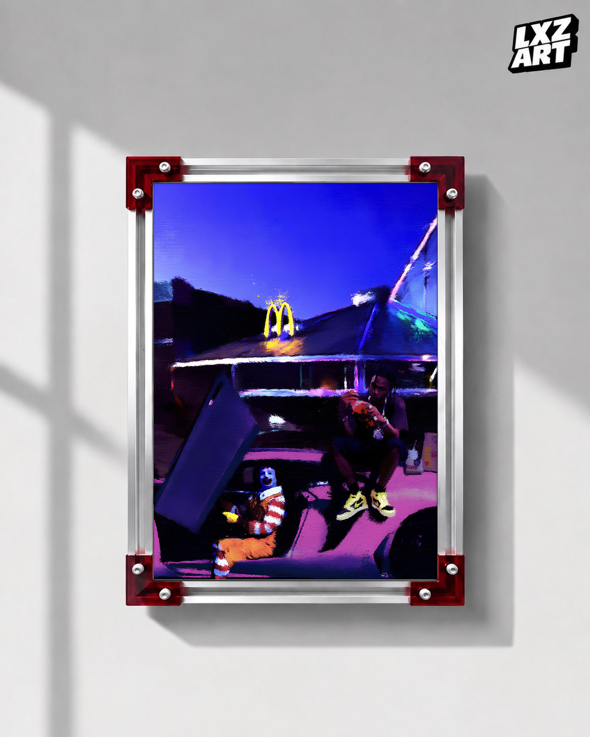 Travis Scott Cactus Jack Poster | Unframed Bedroom Wall Art — LXZART display 1; frame not included