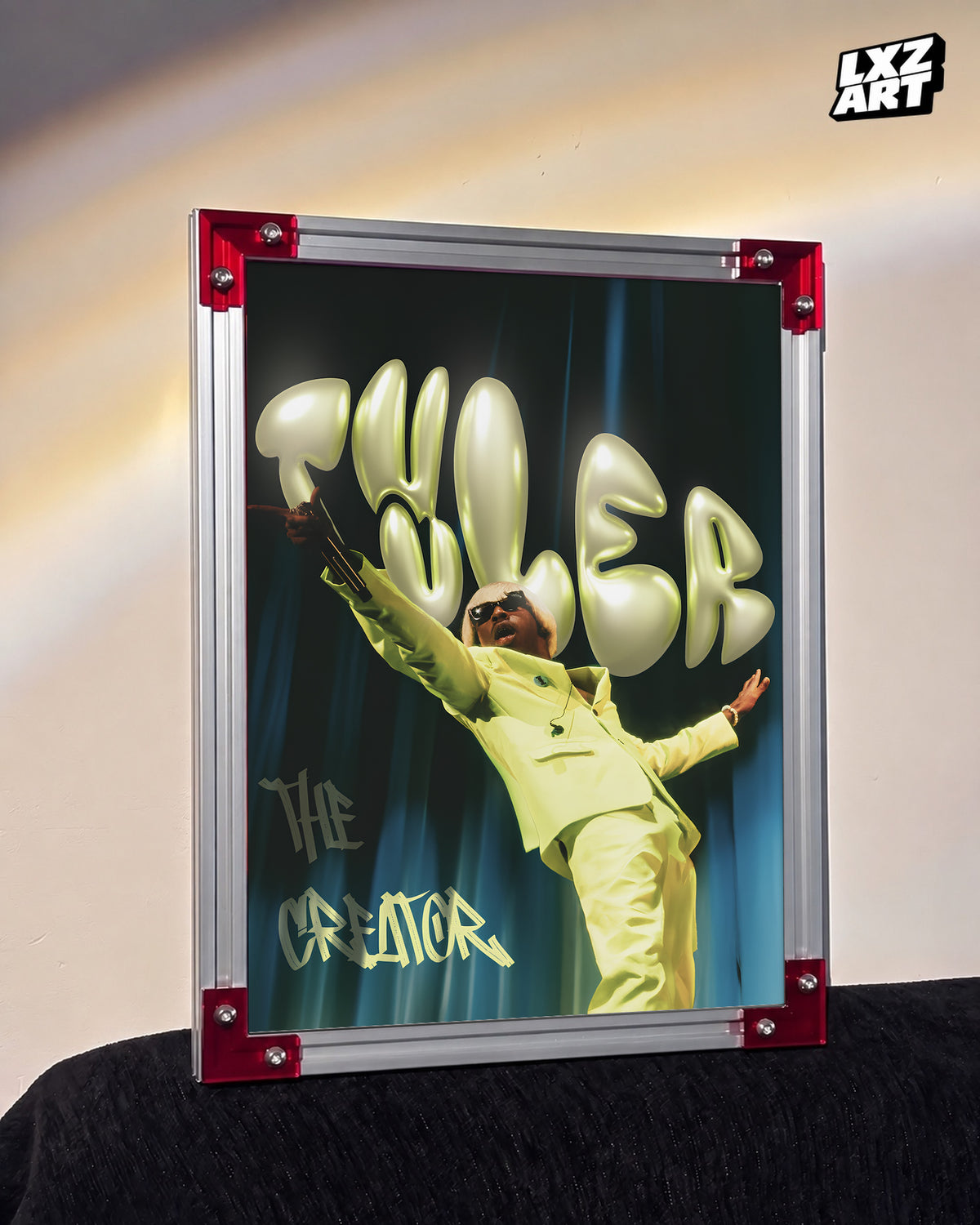 Tyler The Creator Performance Poster | Unframed Bedroom Wall Art — LXZART display 3; frame not included