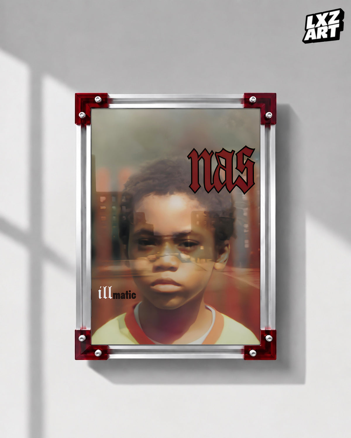 Nas Illmatic Album Poster | Unframed Bedroom Wall Art — LXZART display 1; frame not included