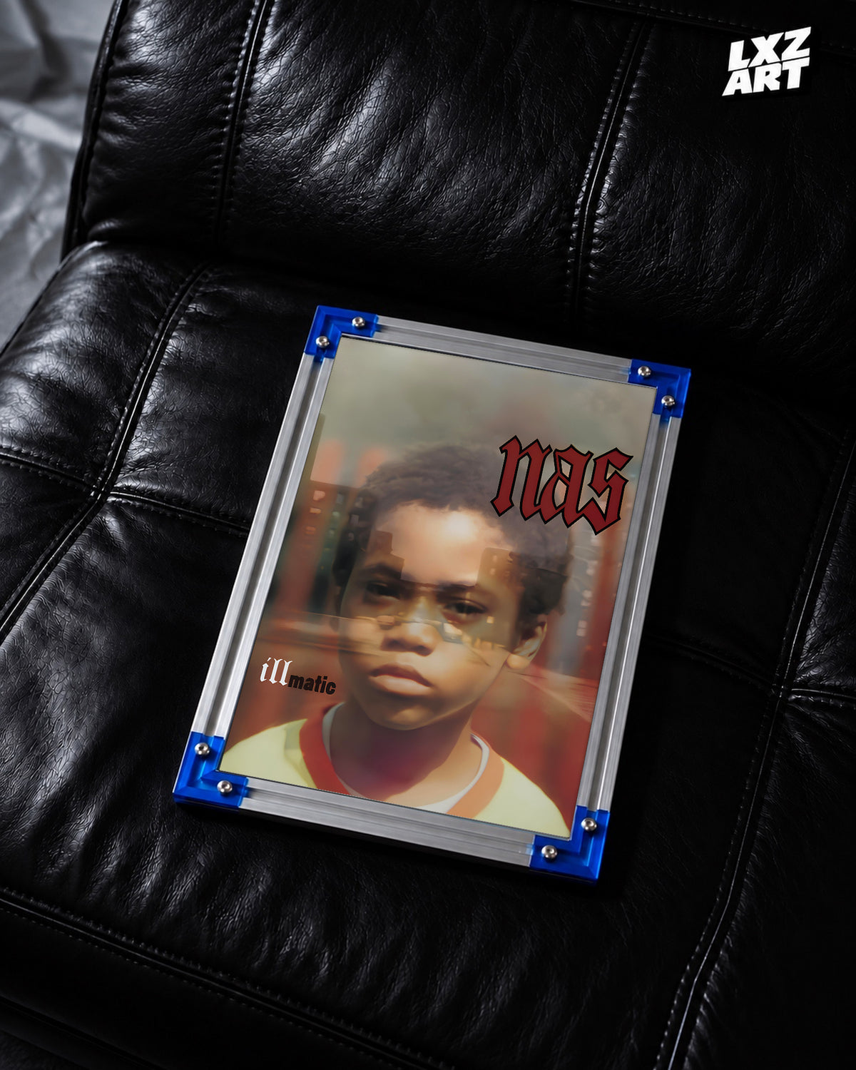 Nas Illmatic Album Poster | Unframed Bedroom Wall Art — LXZART display 2; frame not included