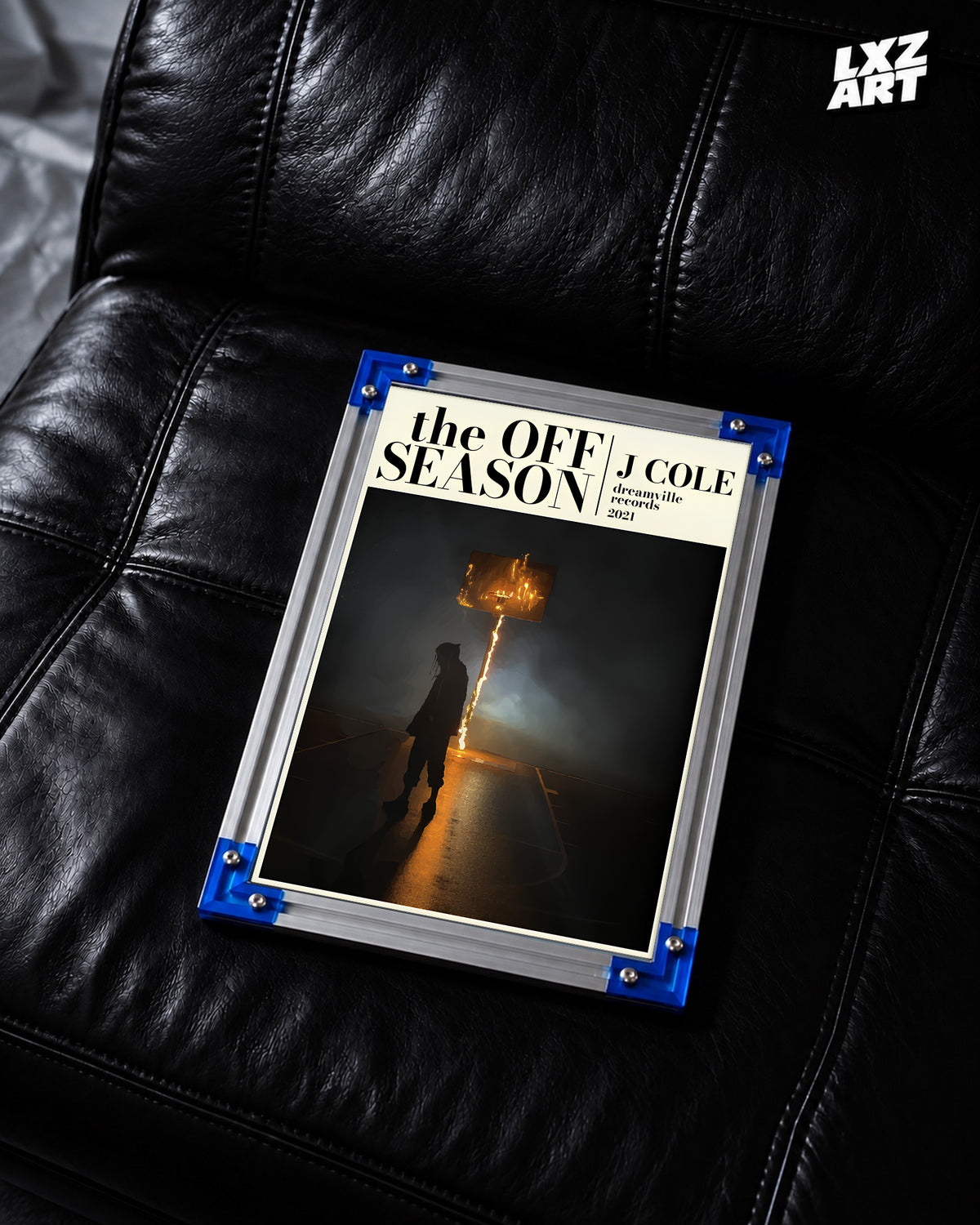 J. Cole - "The Off Season" Highlight Poster — LXZART display 2; frame not included