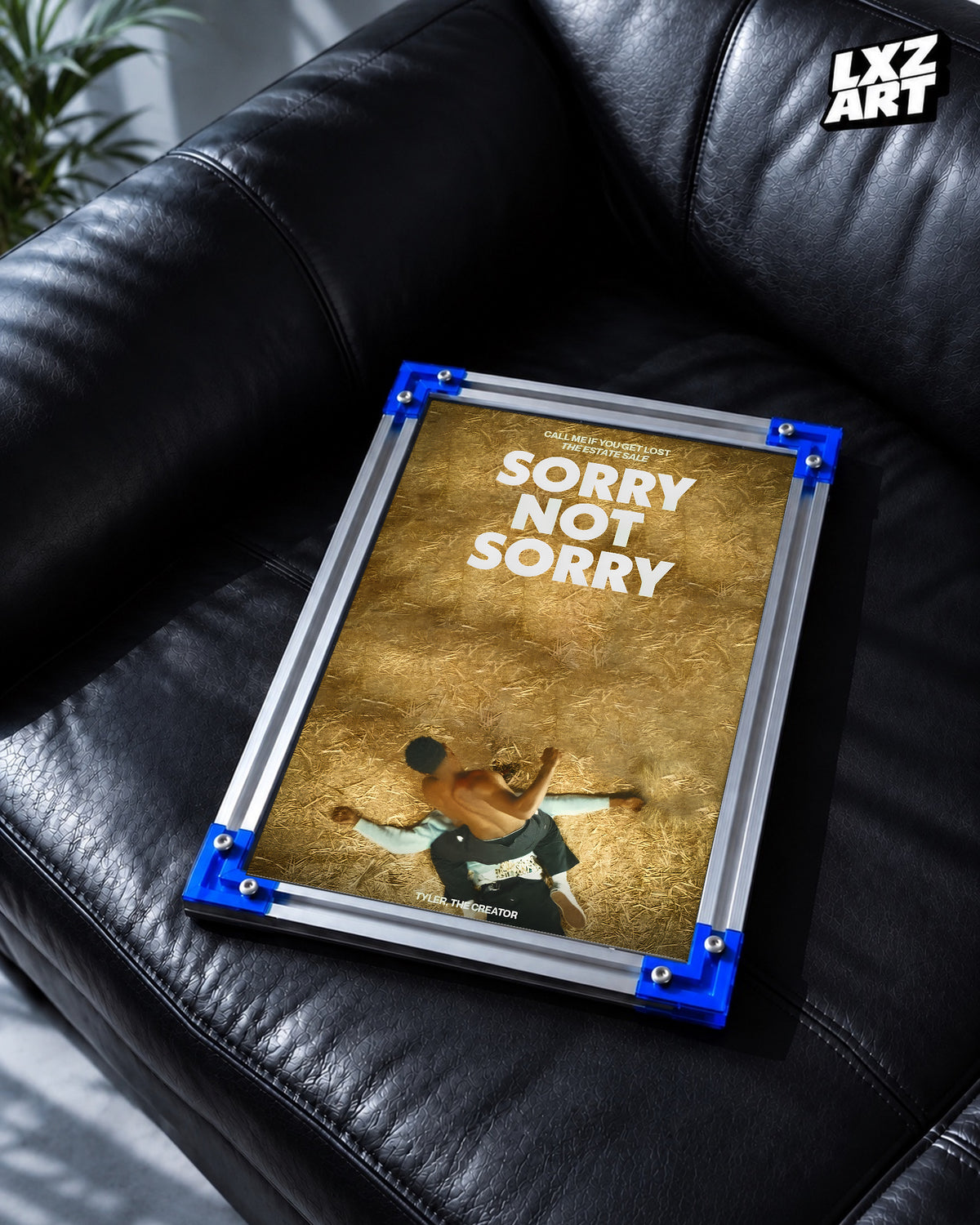 Tyler The Creator Sorry Not Sorry Poster | Unframed Bedroom Wall Art — LXZART display 2; frame not included