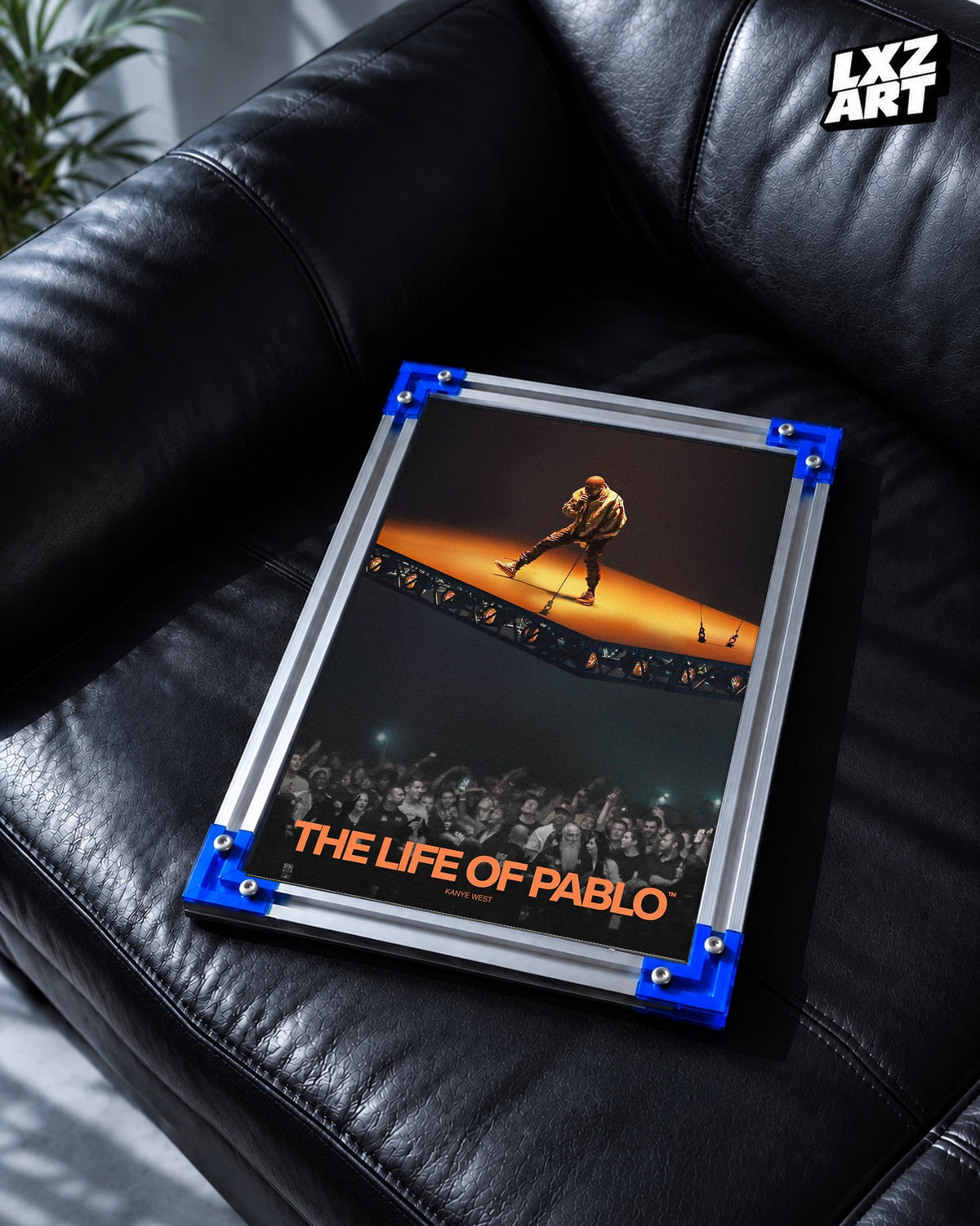 Kanye West The Life of Pablo Performance Poster | Unframed Bedroom Wall Art — LXZART display 2; frame not included