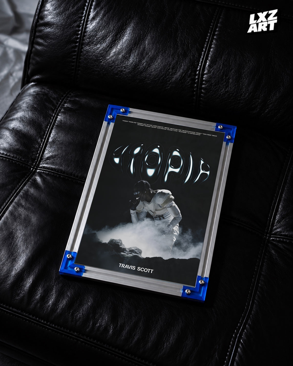 Travis Scott Utopia Performance Poster | Unframed Bedroom Wall Art — LXZART display 2; frame not included