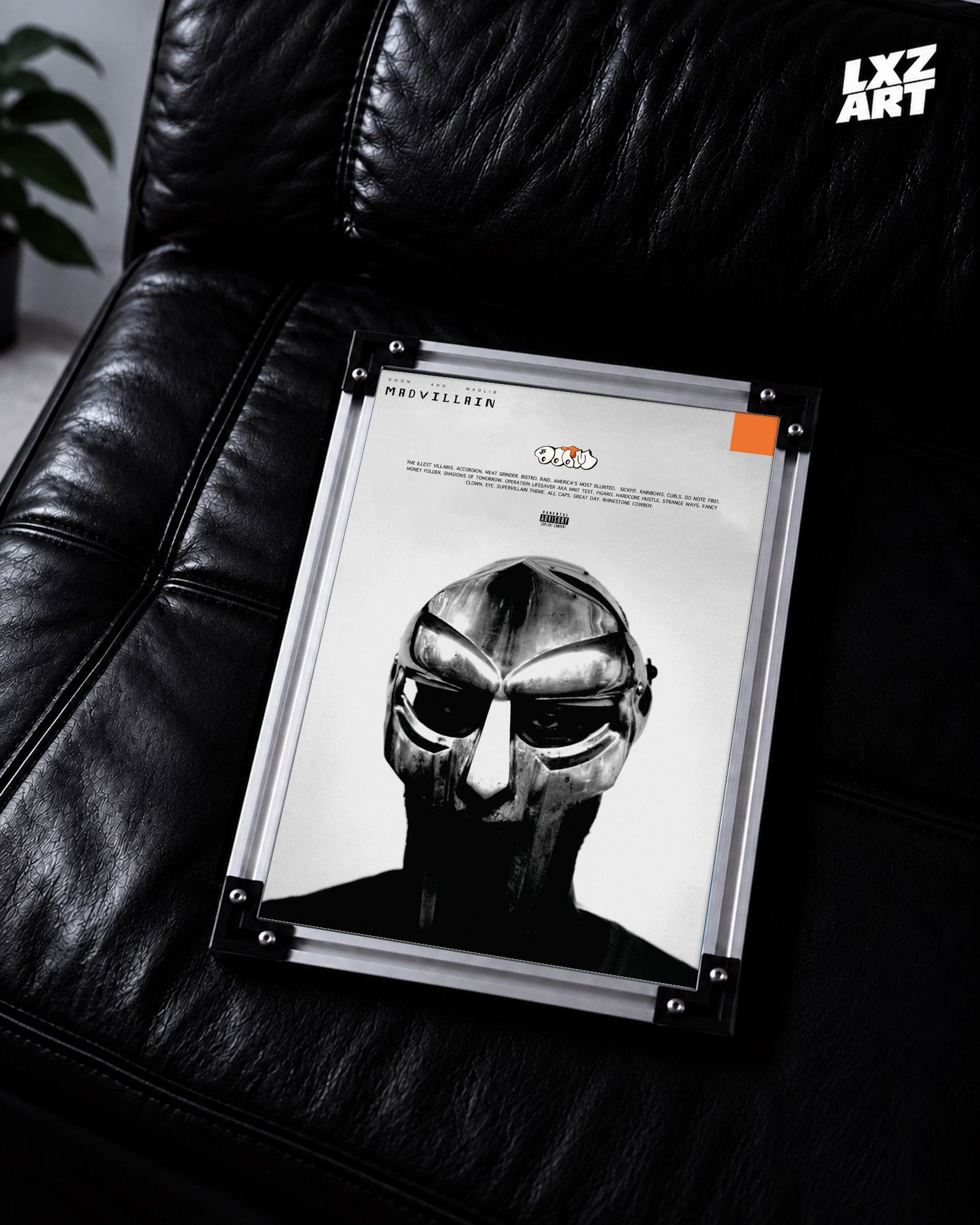 MF DOOM Madvillainy Album Poster | LXZART