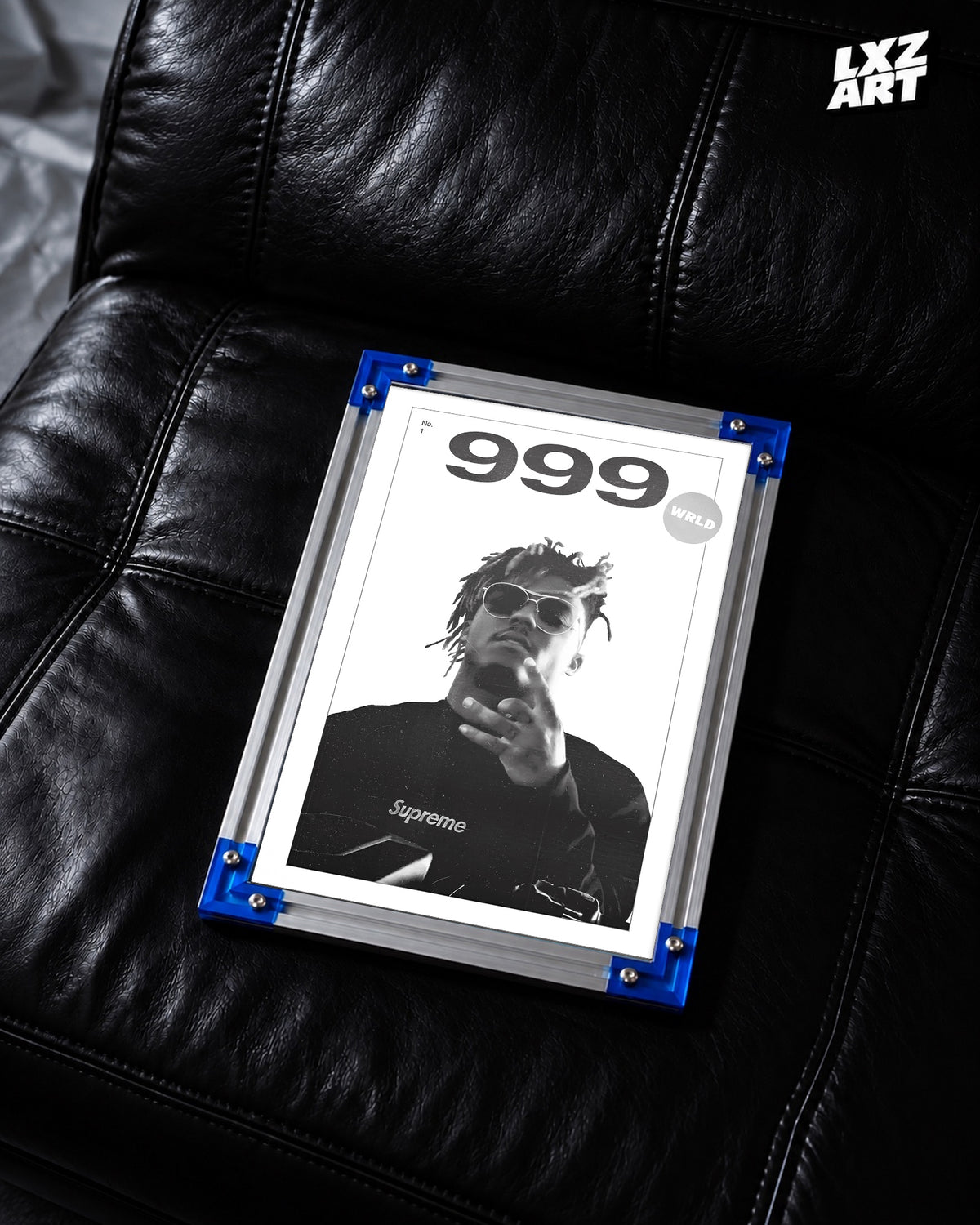 Juice WRLD 999 Portrait Poster | Unframed Bedroom Wall Art — LXZART display 2; frame not included