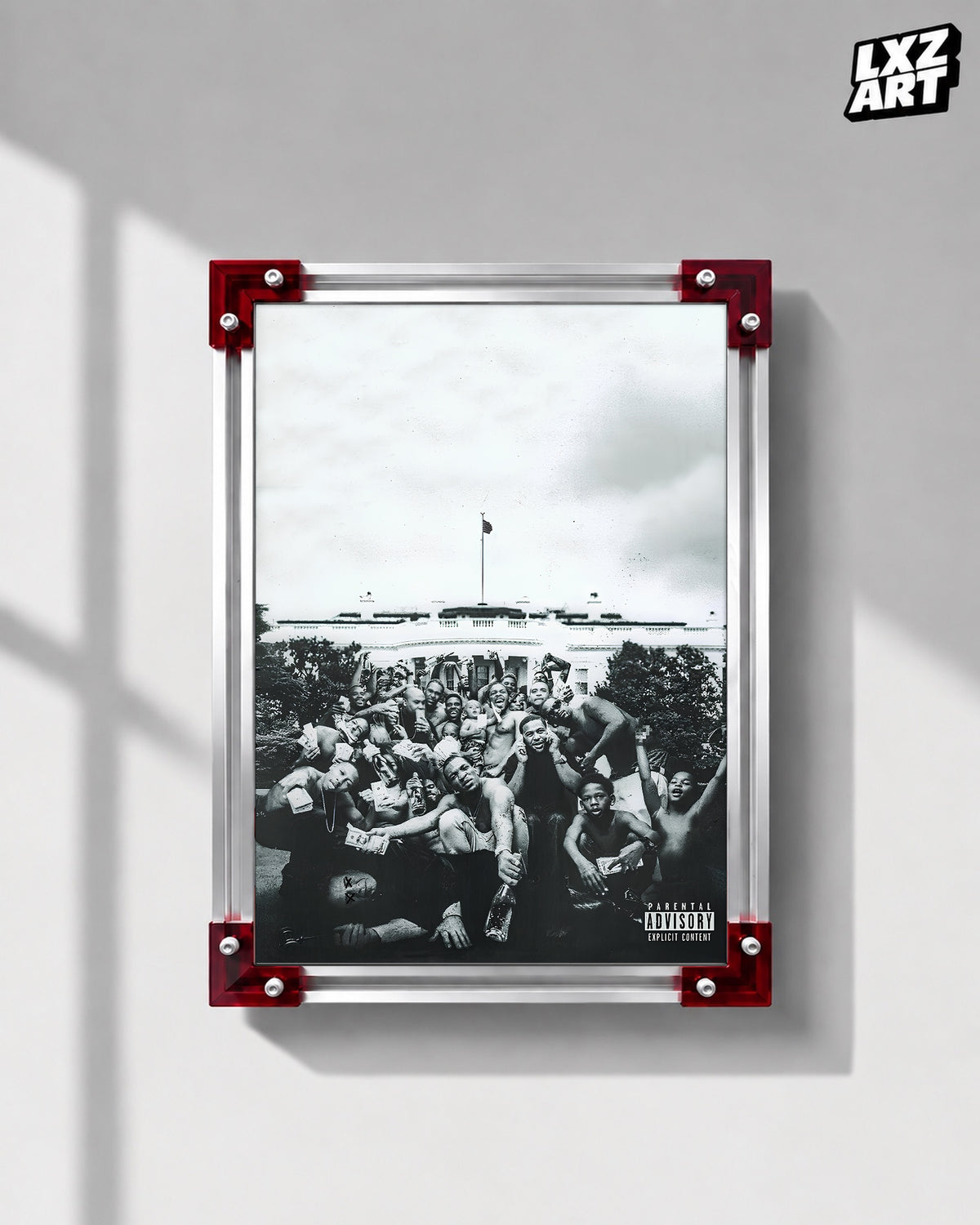 Kendrick Lamar To Pimp a Butterfly Album Poster | Unframed Hip Hop Wall Art — LXZART display 1; frame not included