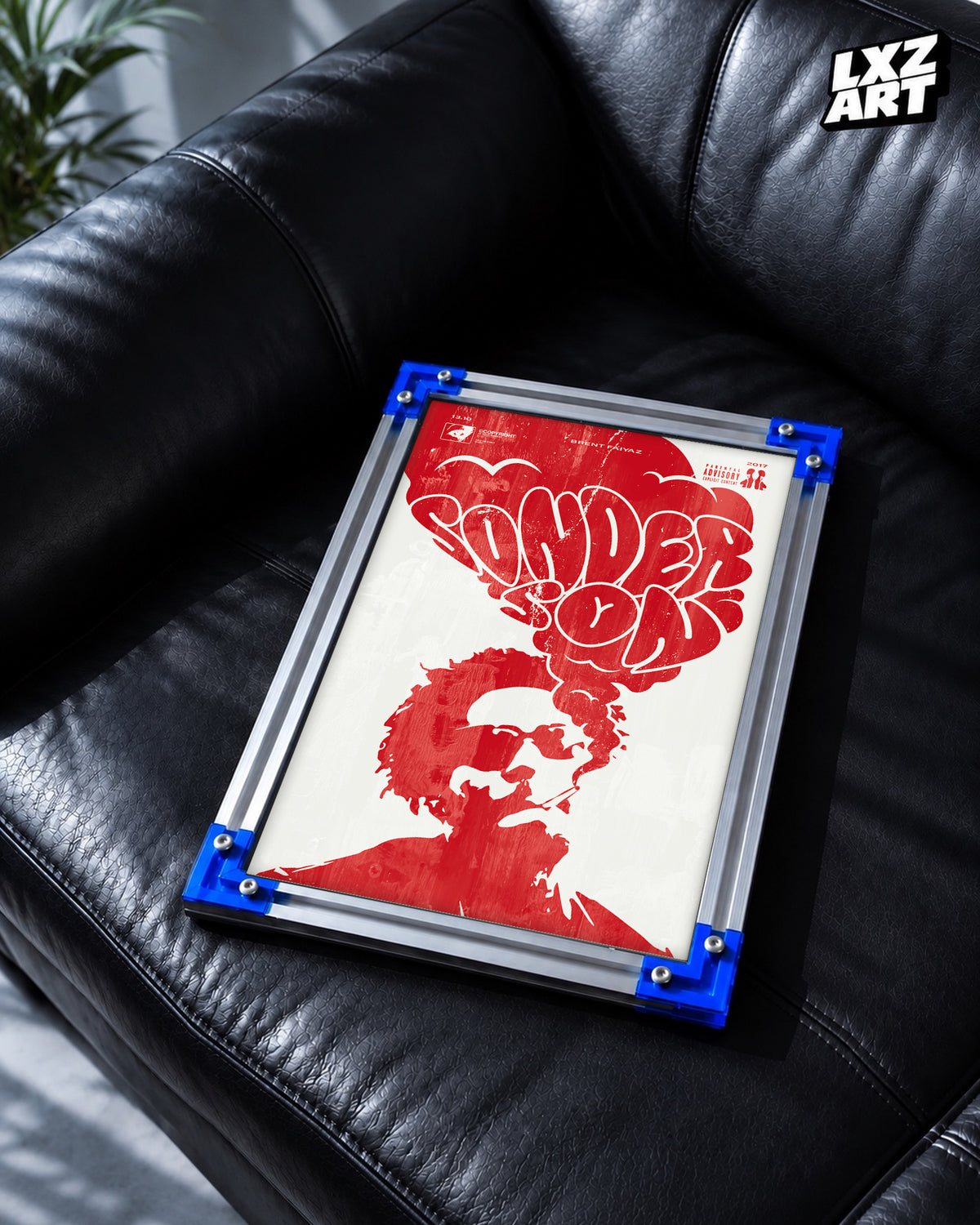Brent Faiyaz Sonder Son Poster | Unframed Bedroom Wall Art — LXZART display 2; frame not included