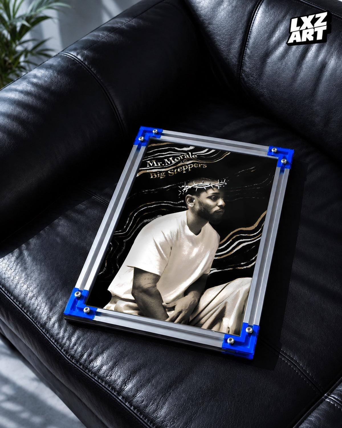 Kendrick Lamar Mr. Morale & The Big Steppers Poster | Unframed Hip Hop Wall Art — LXZART display 2; frame not included