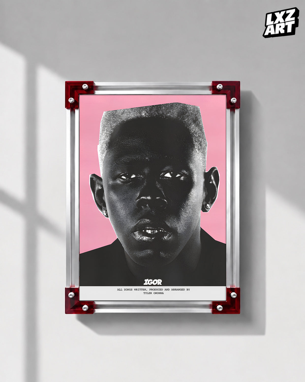 Tyler, The Creator IGOR Album Poster | Unframed Bedroom Wall Art — LXZART display 1; frame not included
