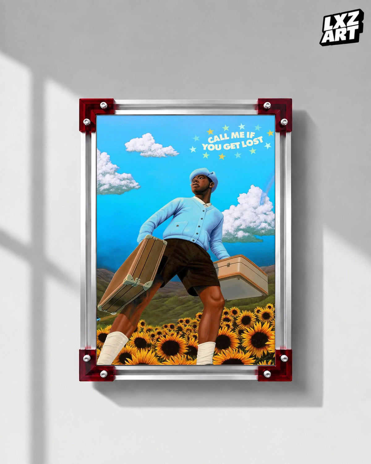 Tyler, The Creator CALL ME IF YOU GET LOST Album Poster | Unframed Bedroom Wall Art — LXZART display 1; frame not included