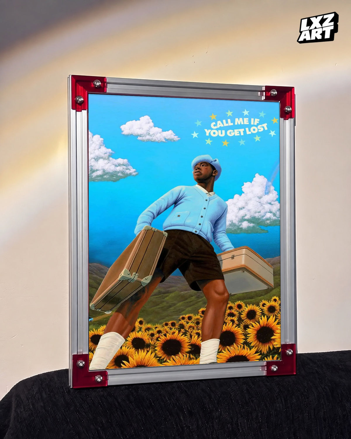 Tyler, The Creator CALL ME IF YOU GET LOST Album Poster | Unframed Bedroom Wall Art — LXZART display 3; frame not included
