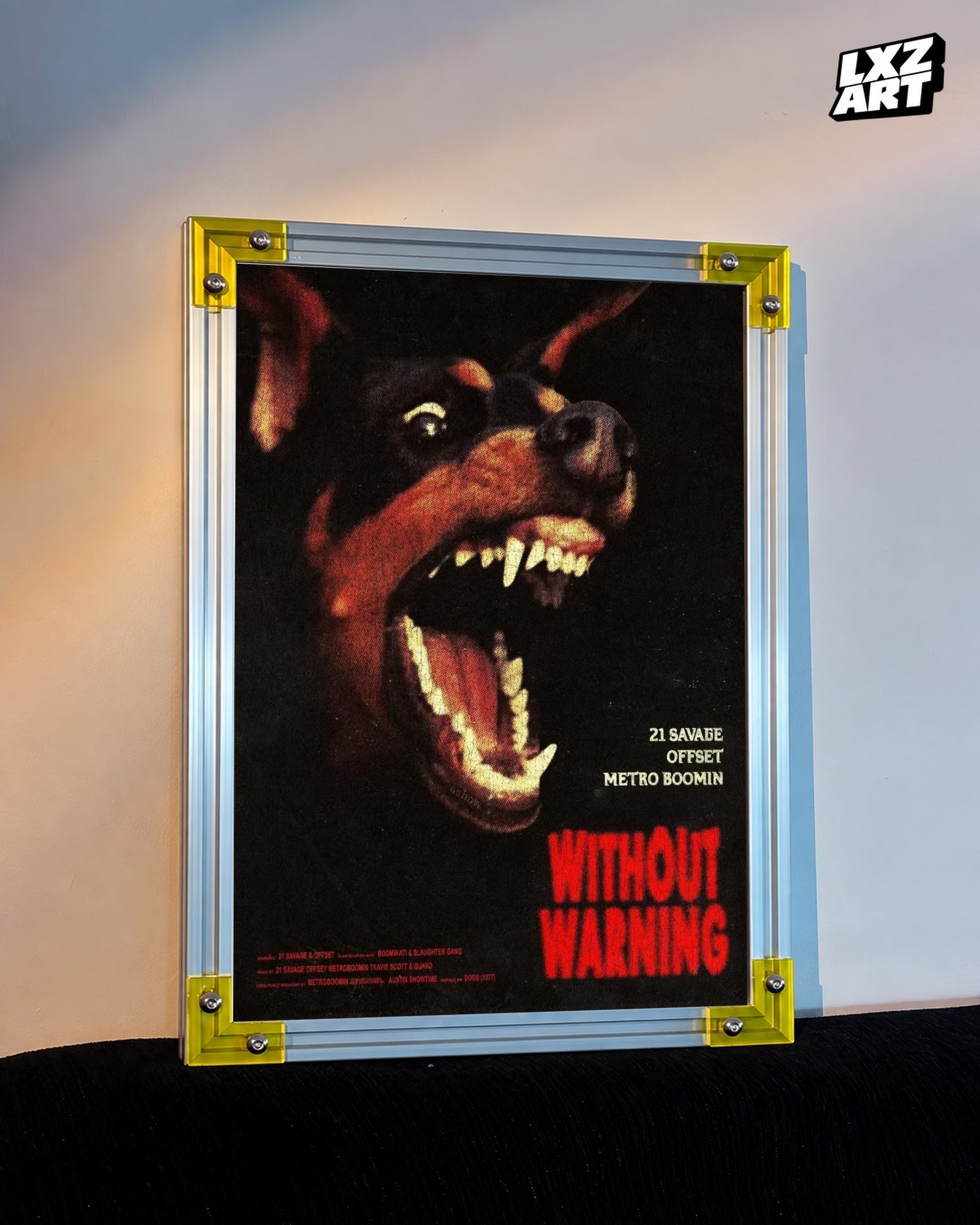 Without Warning Poster – 21 Savage, Offset, Metro Boomin