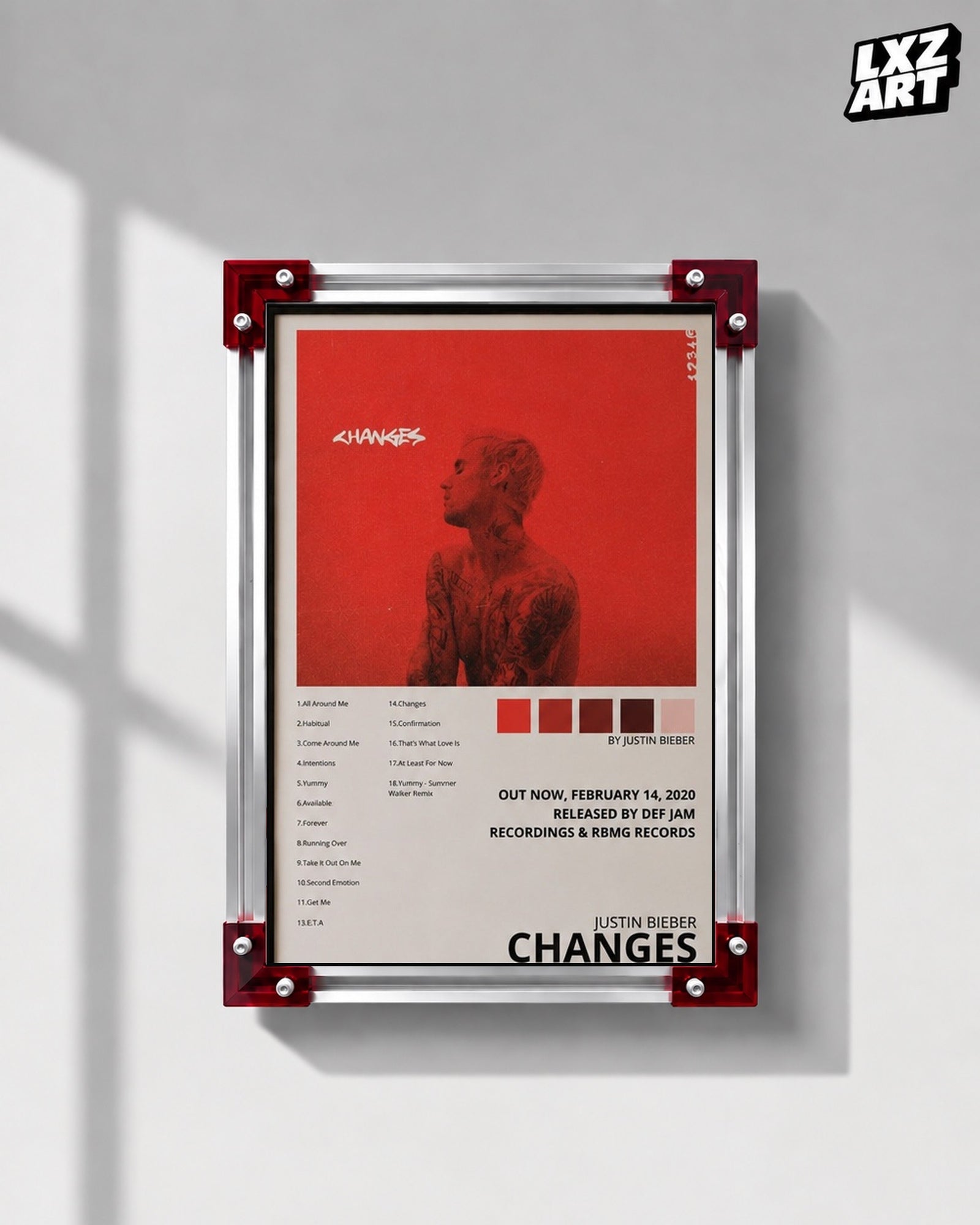 Justin Bieber Changes Album Poster | LXZART