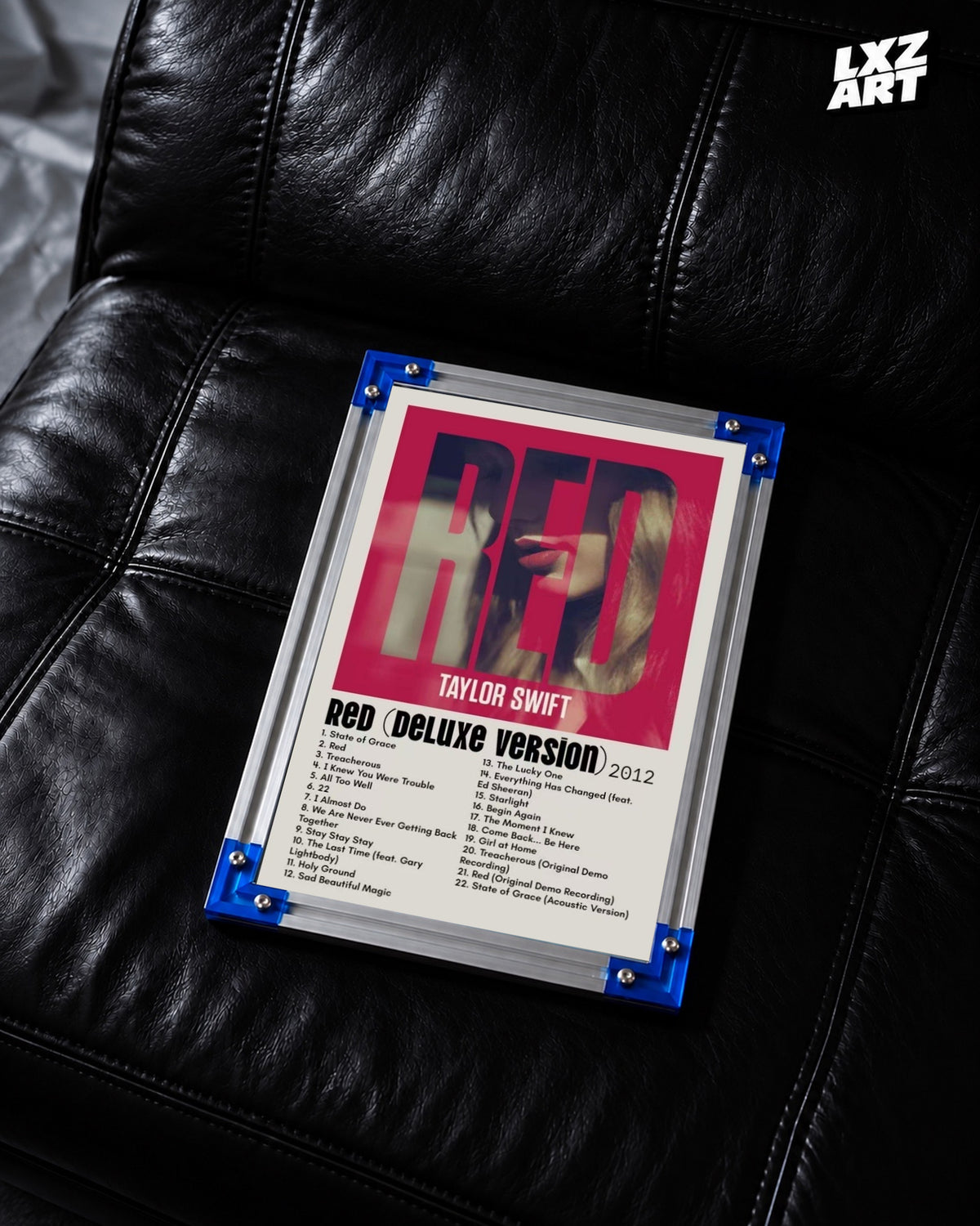 Taylor Swift Red Deluxe Edition Poster | Unframed Bedroom Wall Art — LXZART display 2; frame not included
