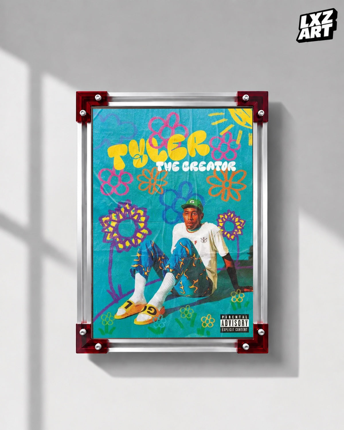 Tyler, The Creator Flower Boy Album-Inspired Poster | Unframed Bedroom Wall Art — LXZART display 1; frame not included