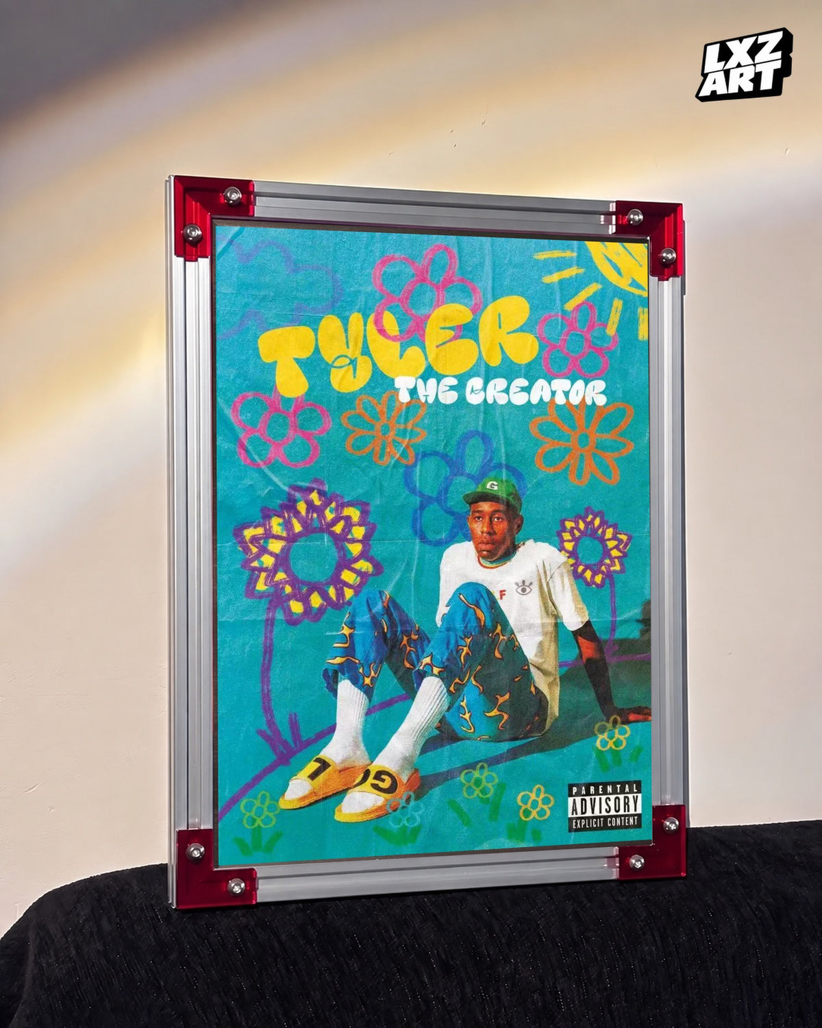 Tyler, The Creator Flower Boy Album-Inspired Poster | Unframed Bedroom Wall Art — LXZART display 3; frame not included