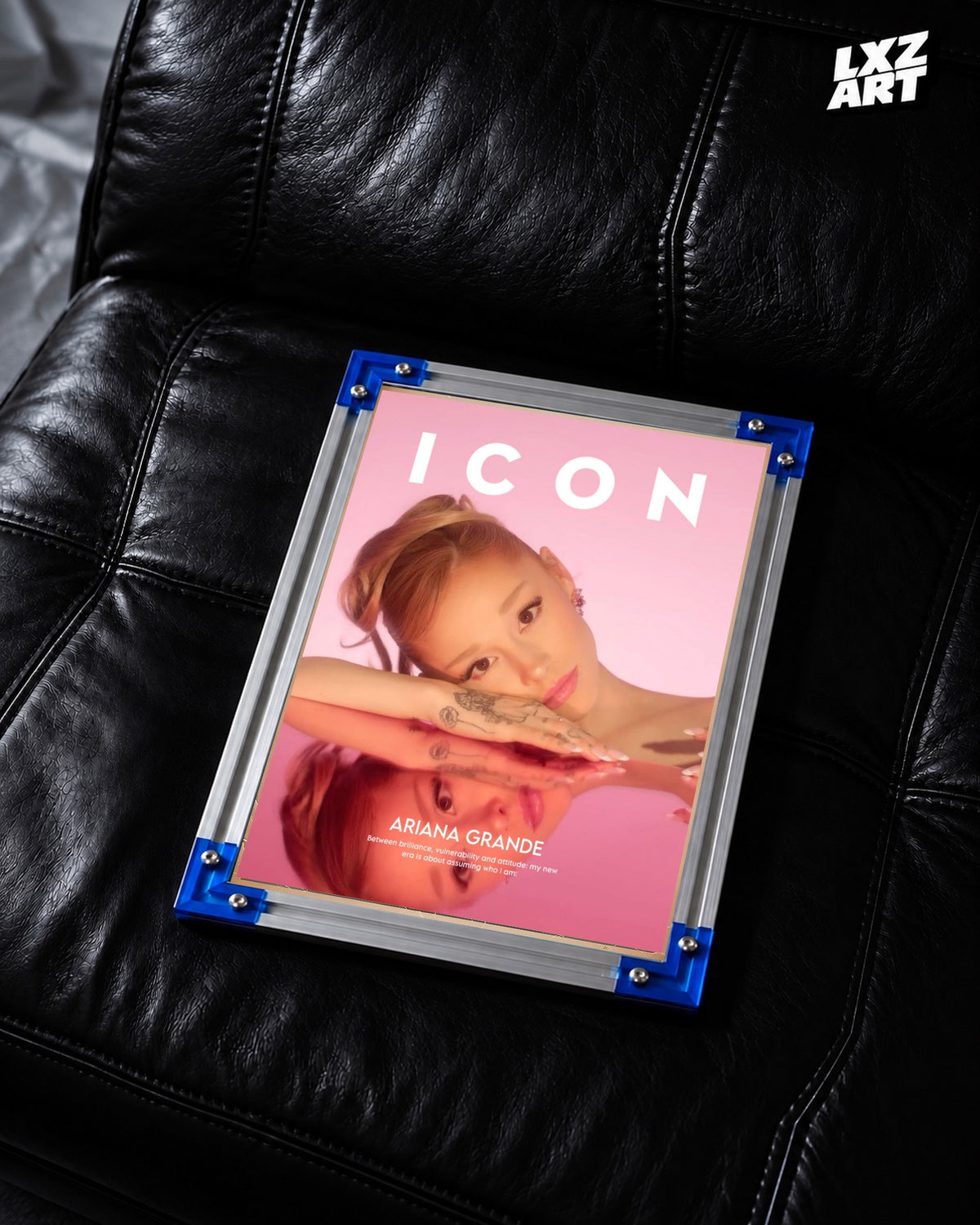 Ariana Grande Icon Portrait Poster | Unframed Pop Wall Art — LXZART display 2; frame not included