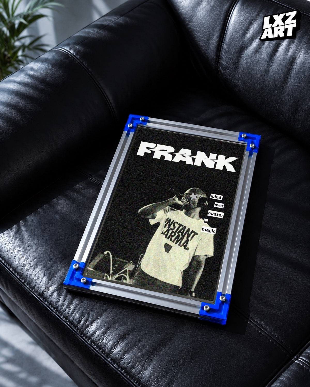 Frank Ocean Instant Karma Live Poster — LXZART display 2; frame not included