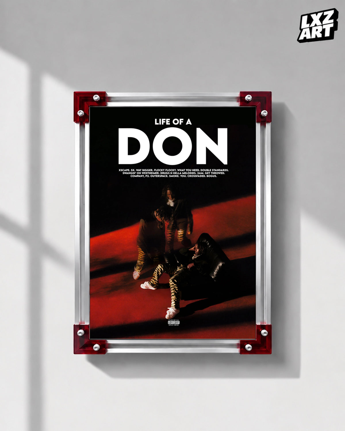 Don Toliver Life of a Don Album Poster | Unframed Bedroom Wall Art — LXZART display 1; frame not included