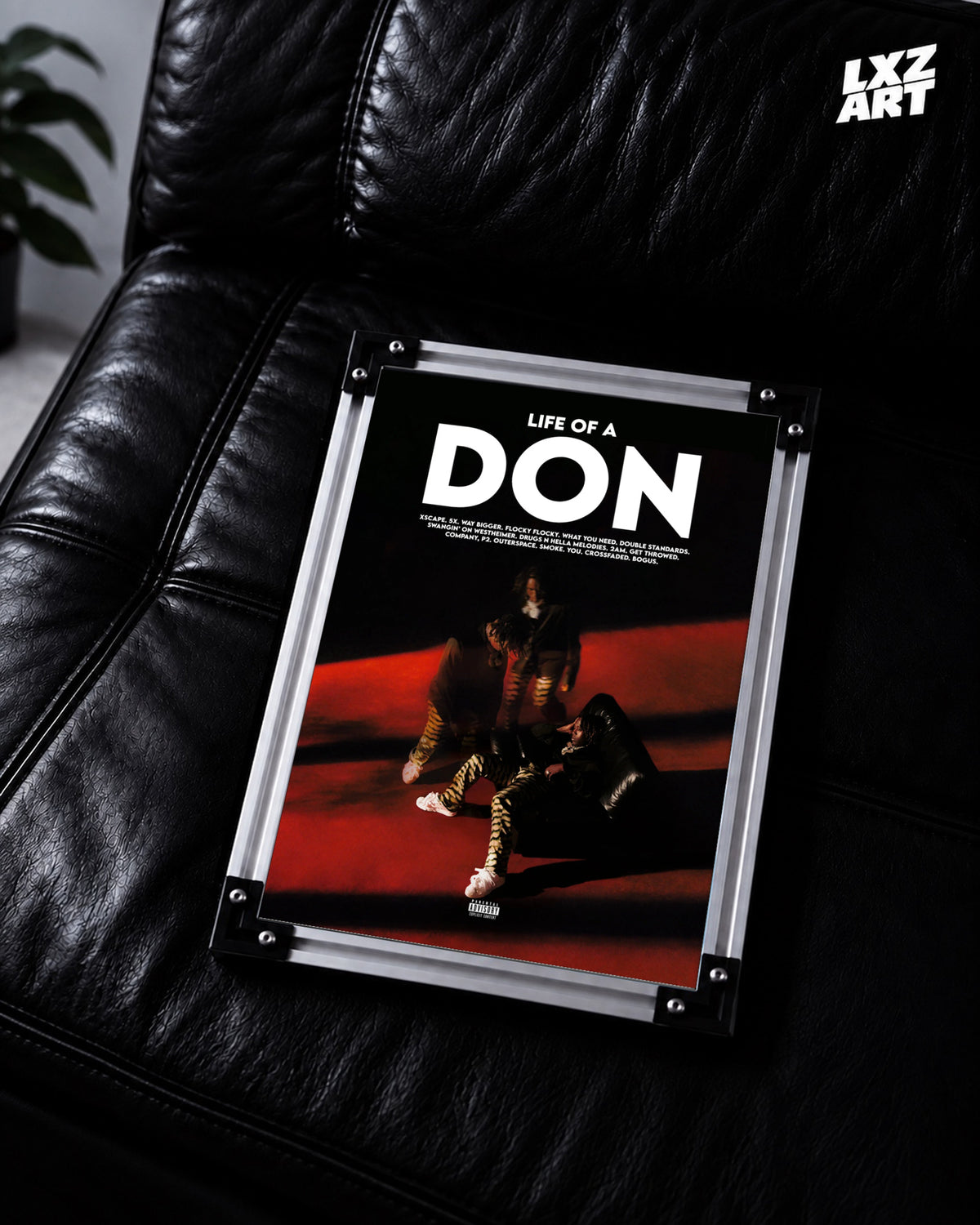Don Toliver Life of a Don Album Poster | Unframed Bedroom Wall Art — LXZART display 2; frame not included
