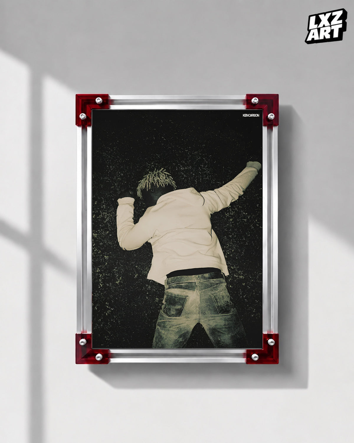 Ken Carson Portrait Poster | Unframed Bedroom Wall Art — LXZART display 1; frame not included