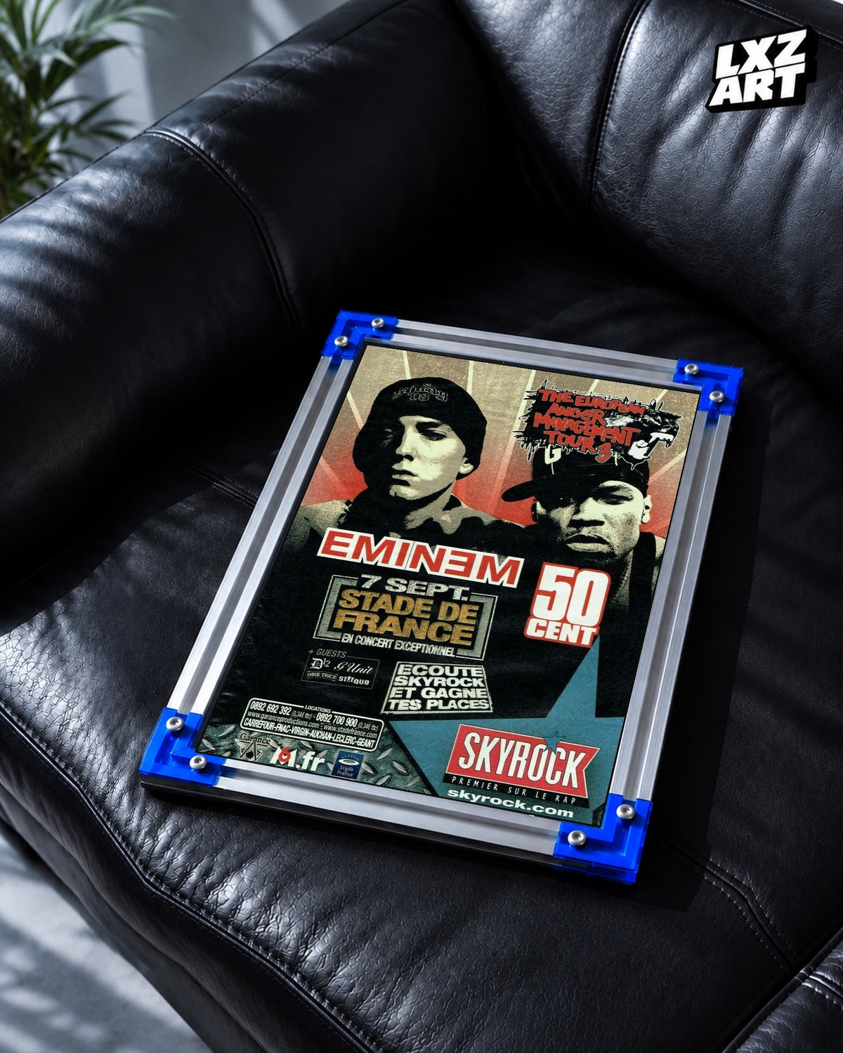 50 Cent Anger Management Tour Poster | Unframed Wall Art — LXZART display 2; frame not included