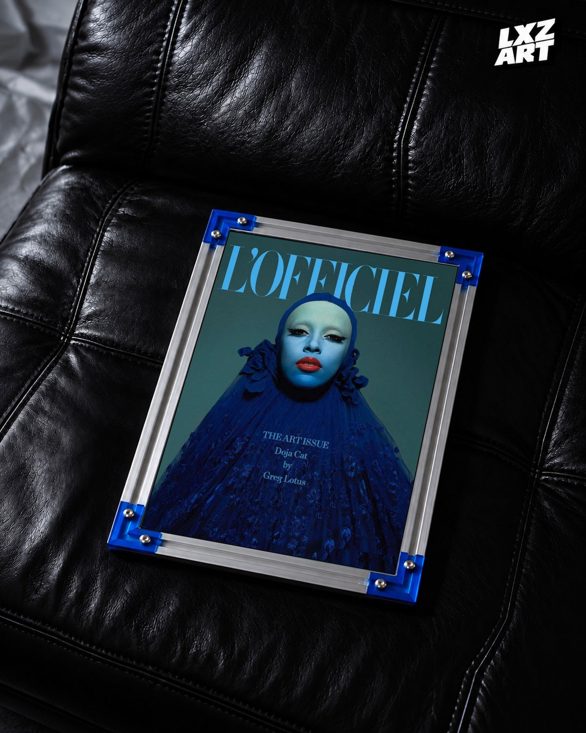 Doja Cat L'Officiel Art Issue Cover Poster | Unframed Wall Art — LXZART display 2; frame not included