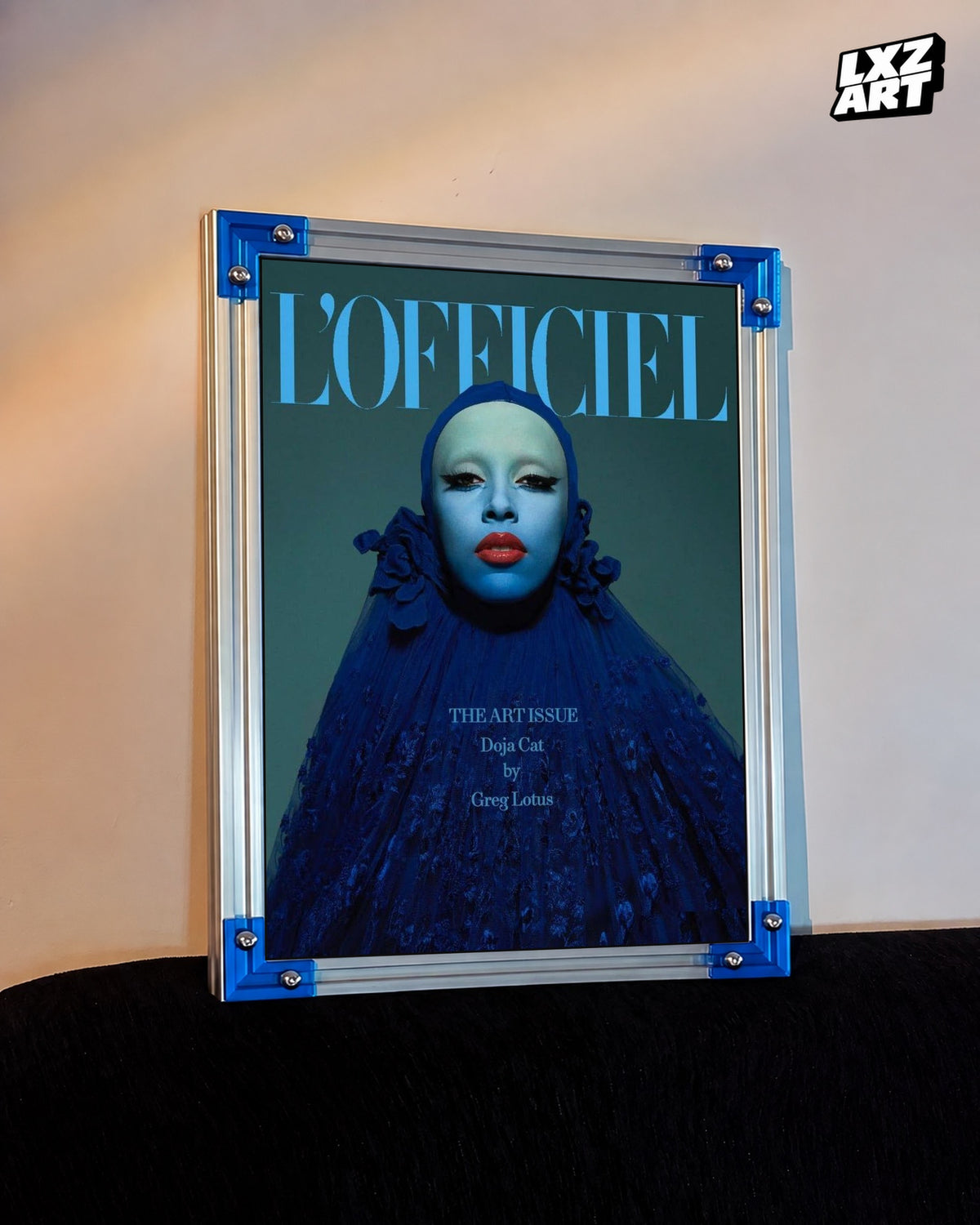 Doja Cat L'Officiel Art Issue Cover Poster | Unframed Wall Art — LXZART display 3; frame not included