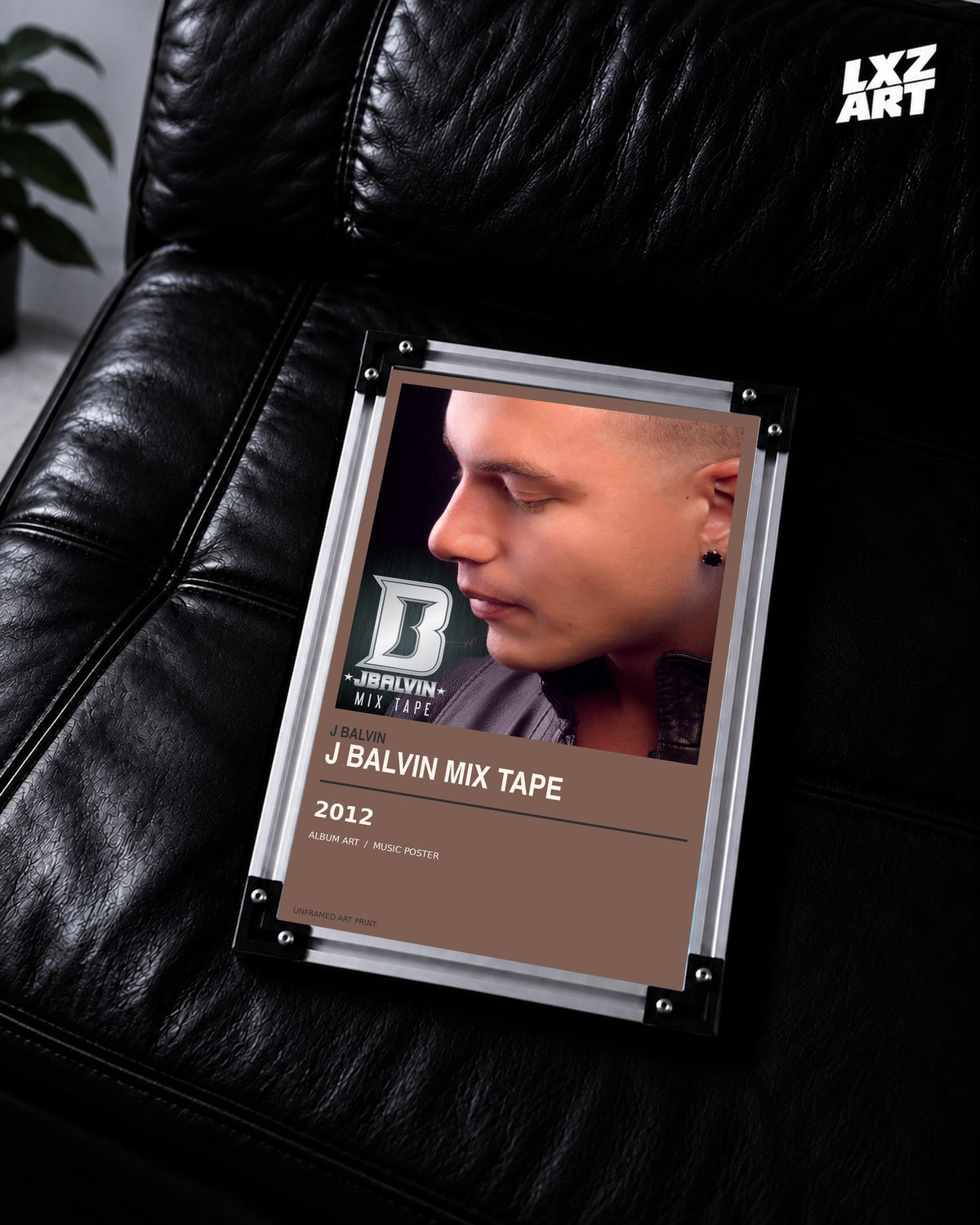 J Balvin Mix Tape Album Poster | Unframed Wall Art — LXZART display 2; frame not included