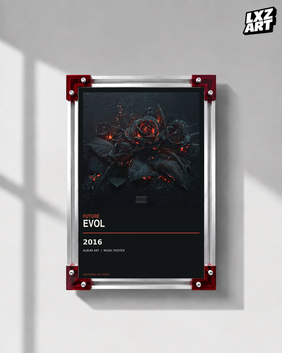 Future EVOL Album Poster | Unframed Wall Art — LXZART display 1; frame not included