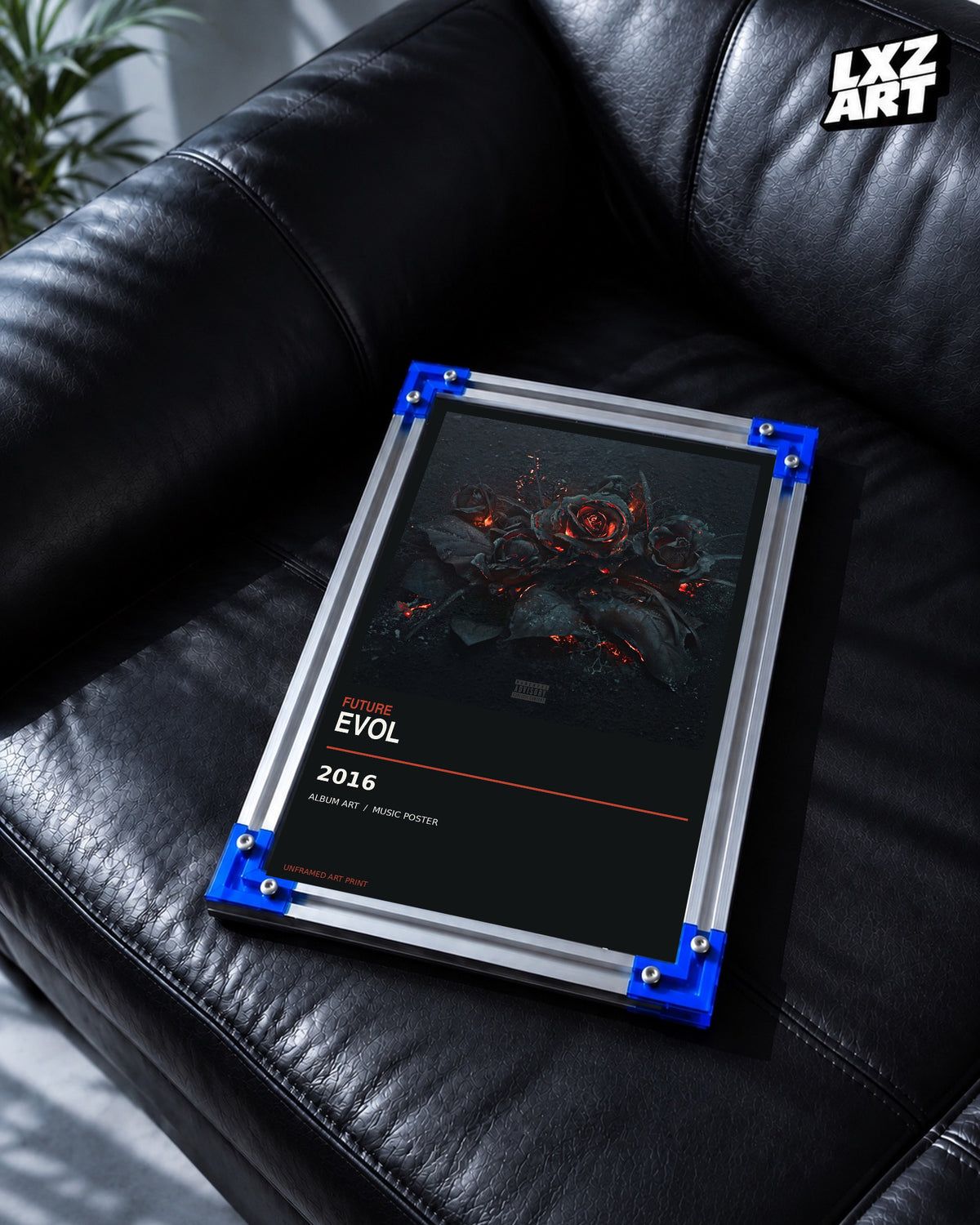 Future EVOL Album Poster | Unframed Wall Art — LXZART display 2; frame not included